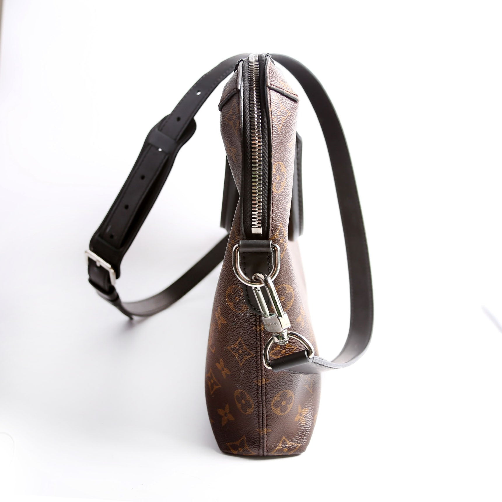 Louis Vuitton Porte Documents Jour Monogram Macassar Brown/Black