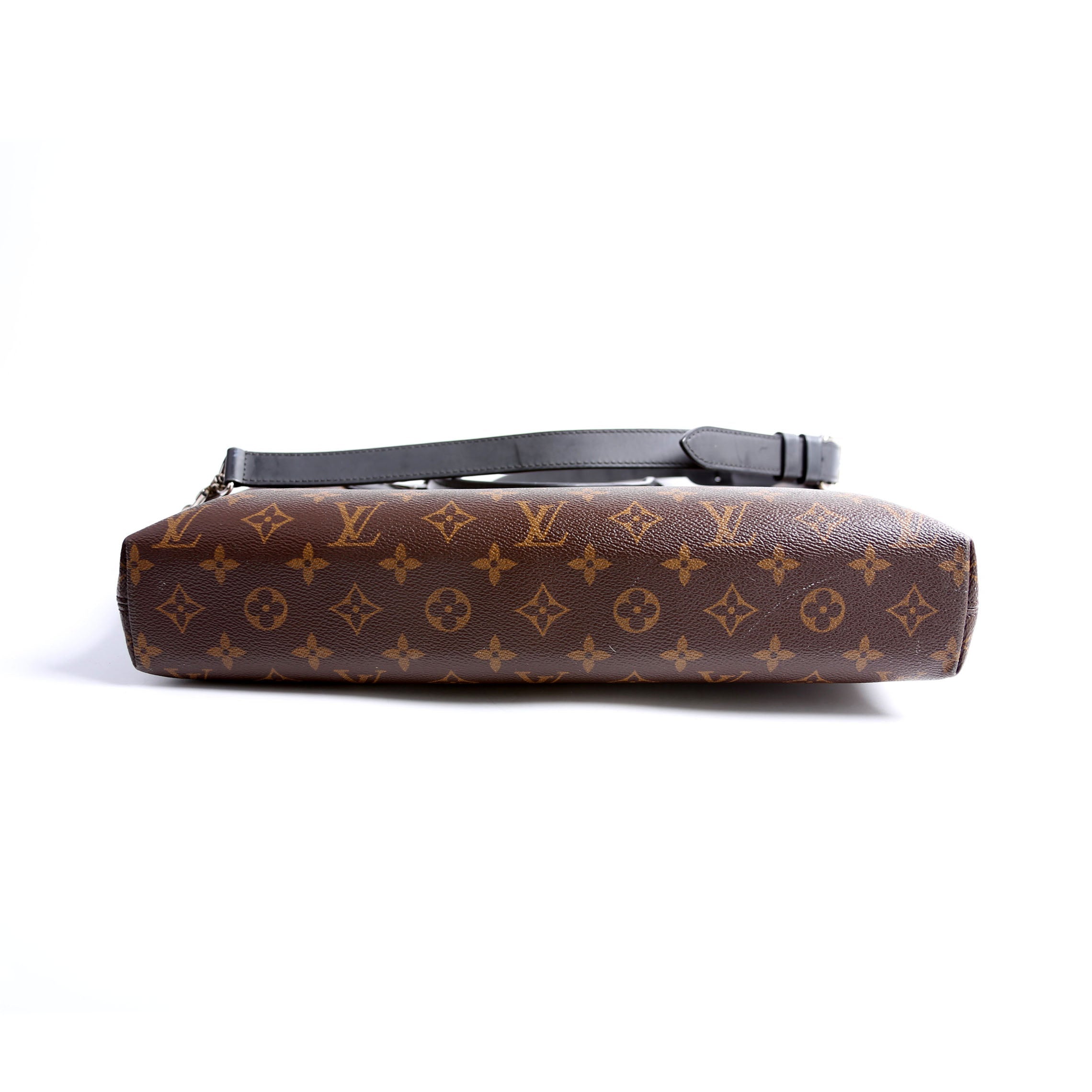 Louis Vuitton Porte Documents Jour Monogram Macassar Brown/Black
