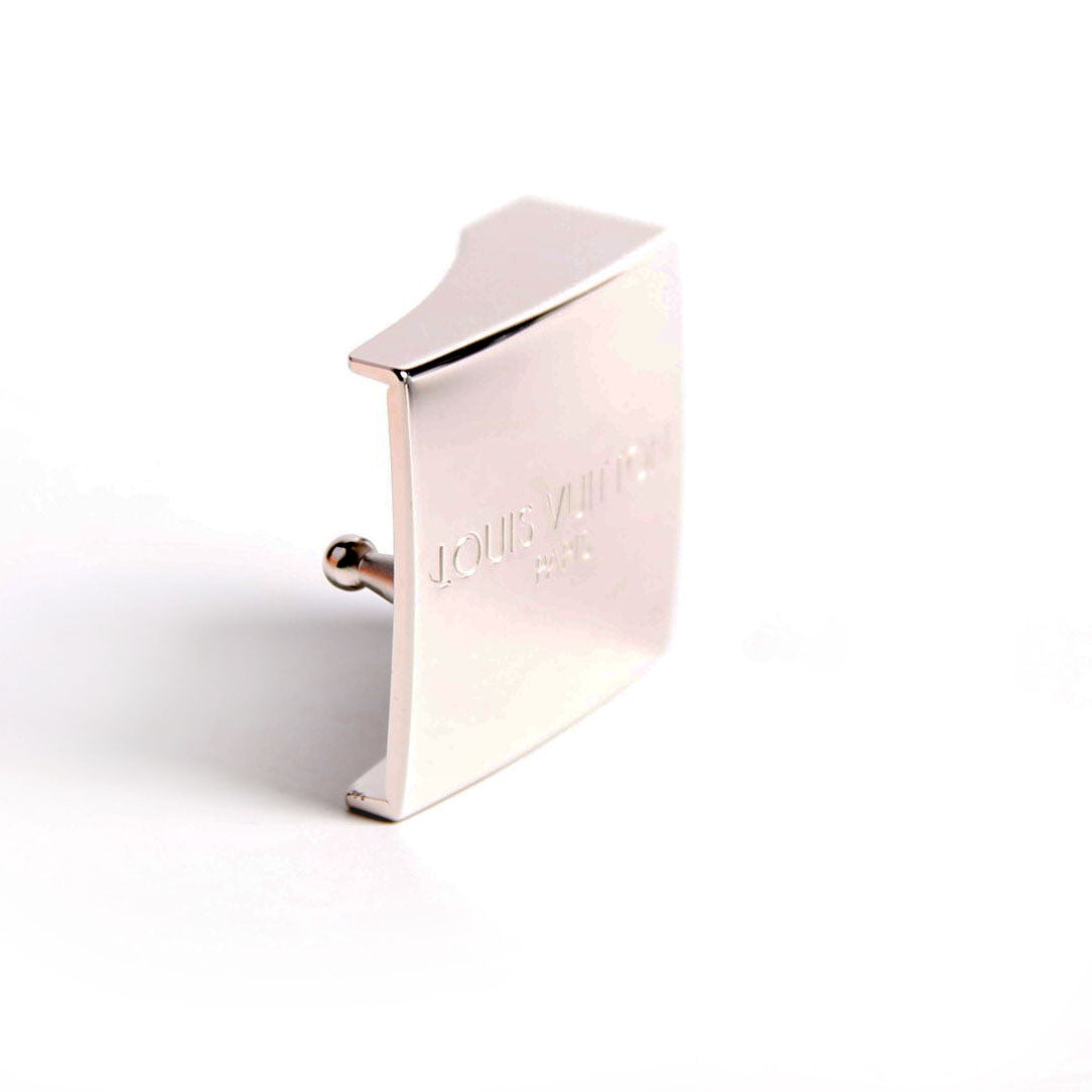 Louis Vuitton LV Paris Square Buckle Silver