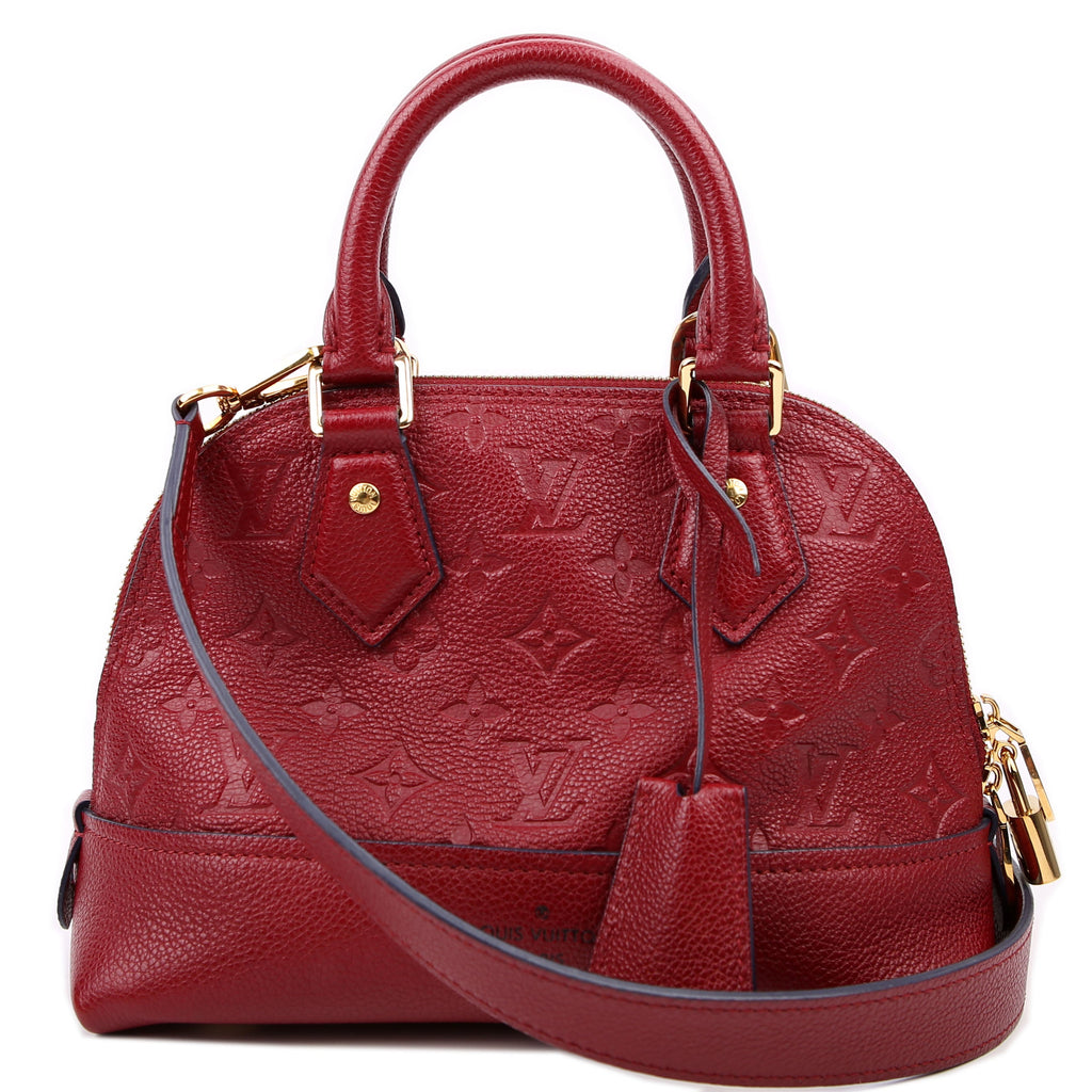 Louis Vuitton Neo Alma BB Empreinte Burgundy
