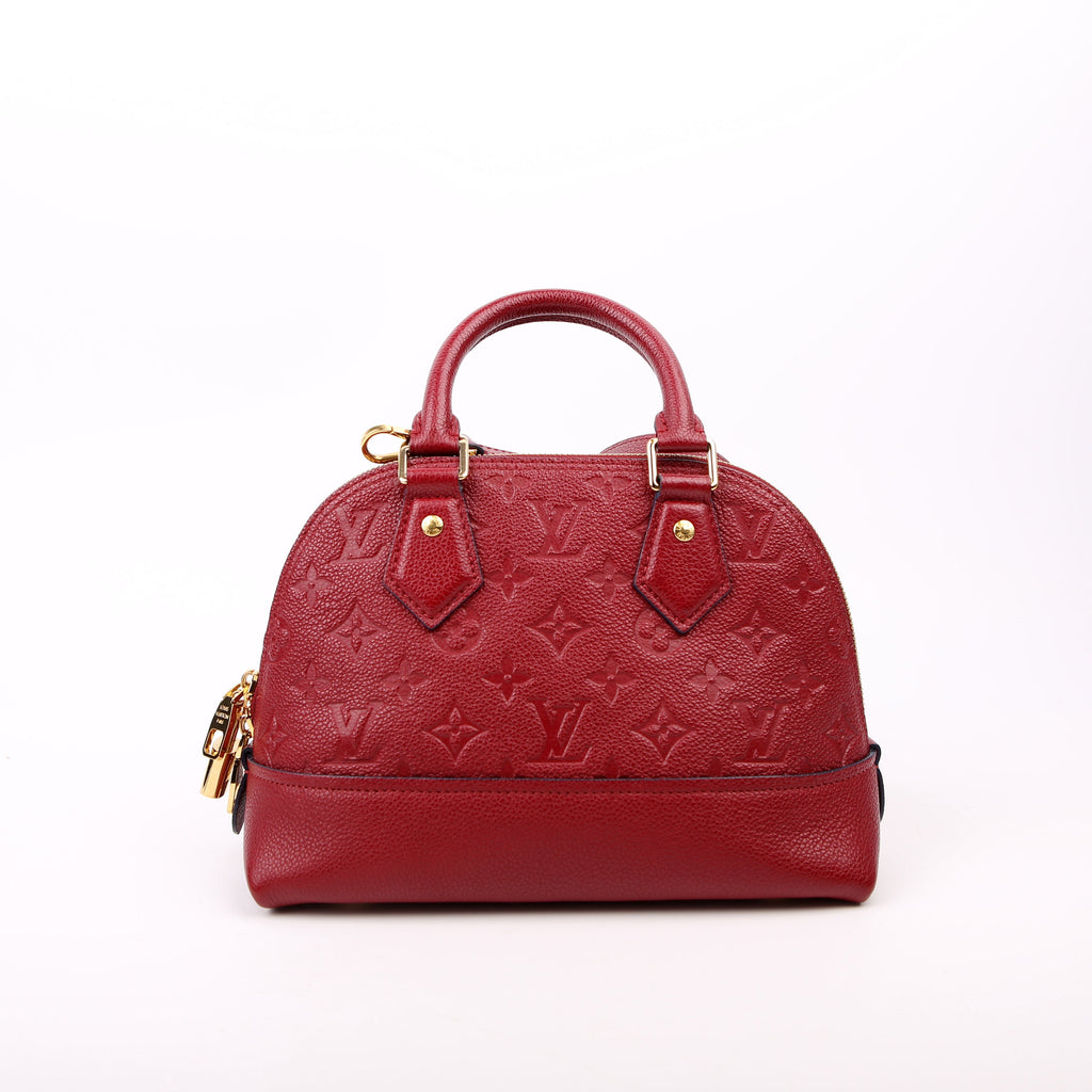 Louis Vuitton Neo Alma BB Empreinte Burgundy