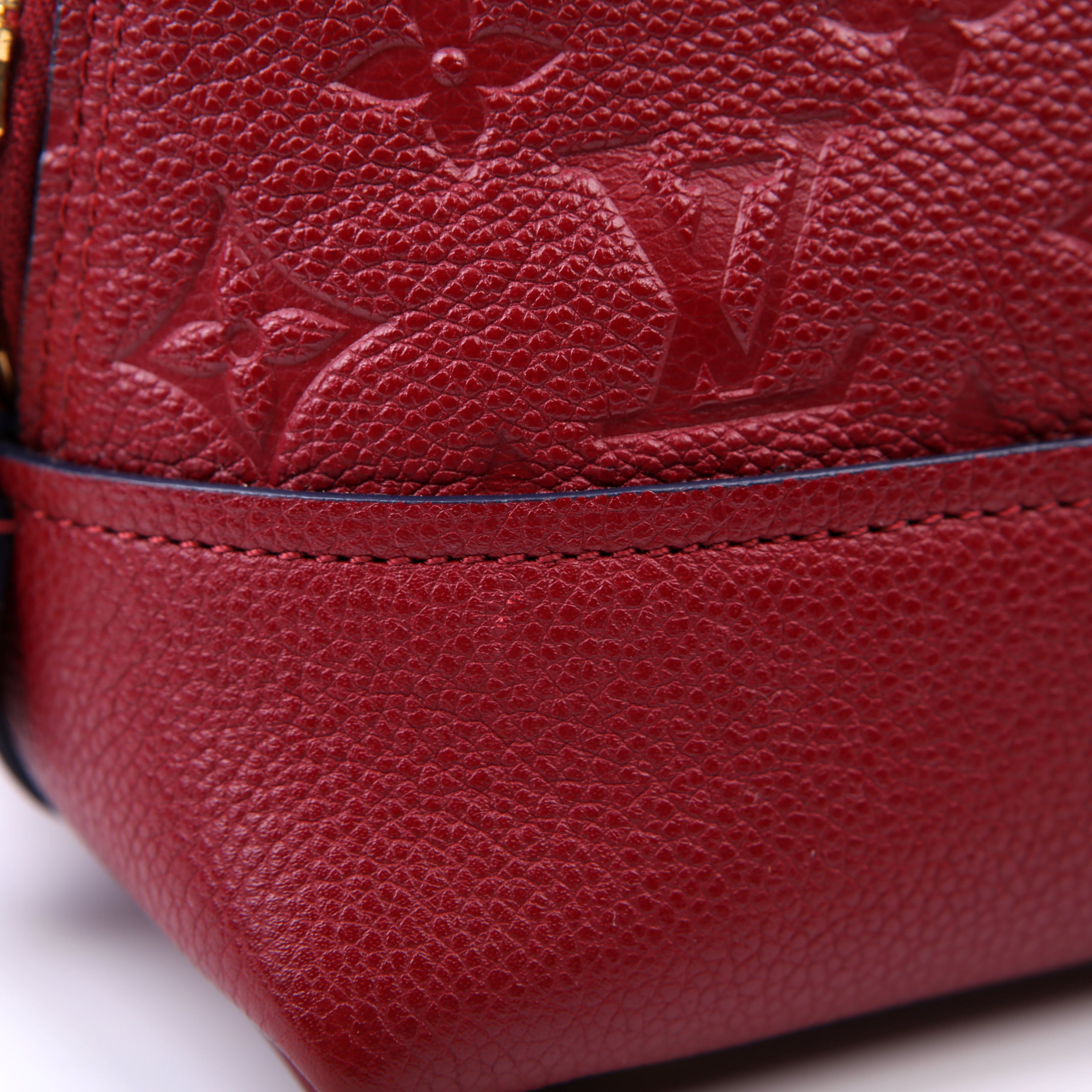 Louis Vuitton Neo Alma BB Empreinte Burgundy