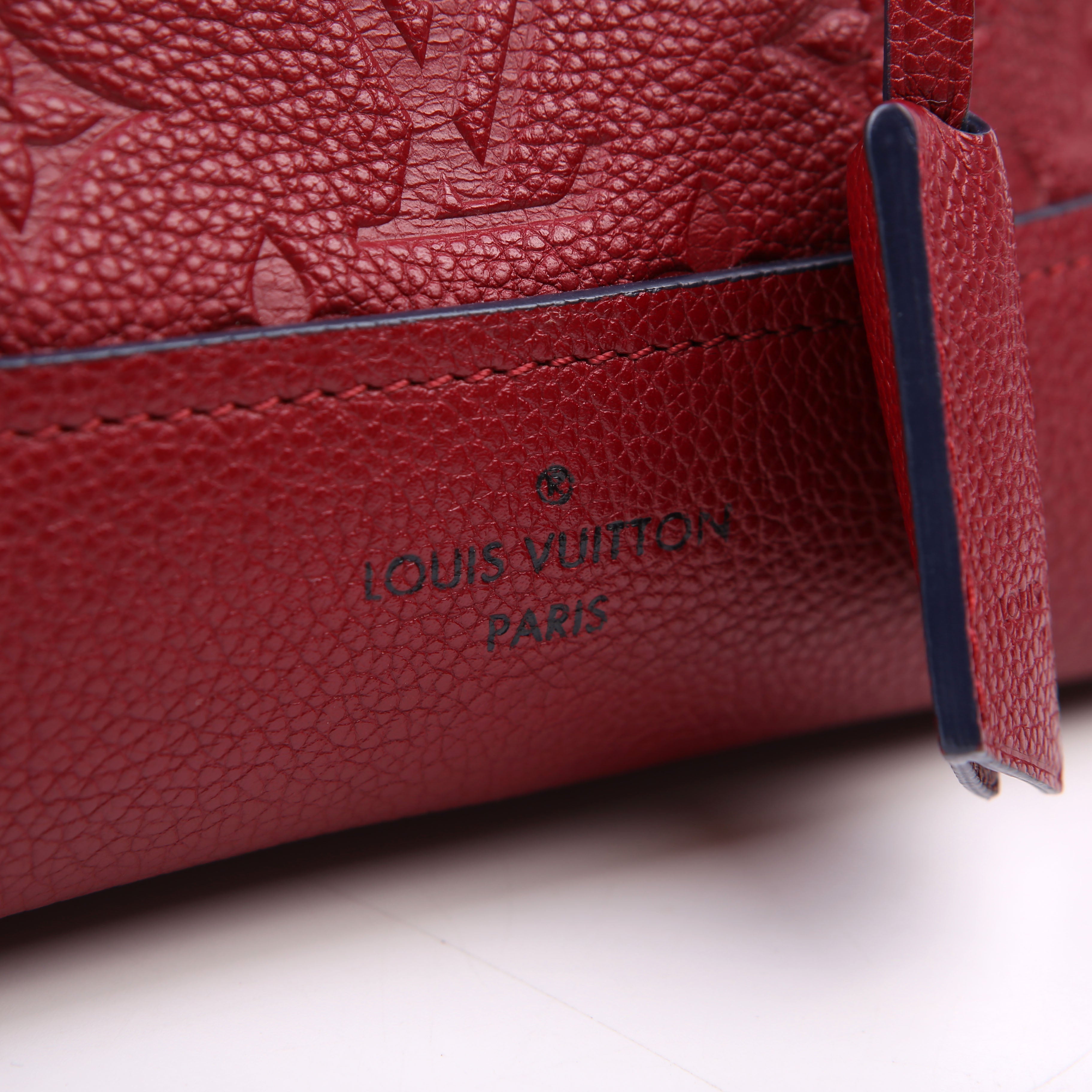 Louis Vuitton Neo Alma BB Empreinte Burgundy