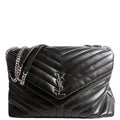 Saint Laurent Loulou Satchel Large 574947 Black