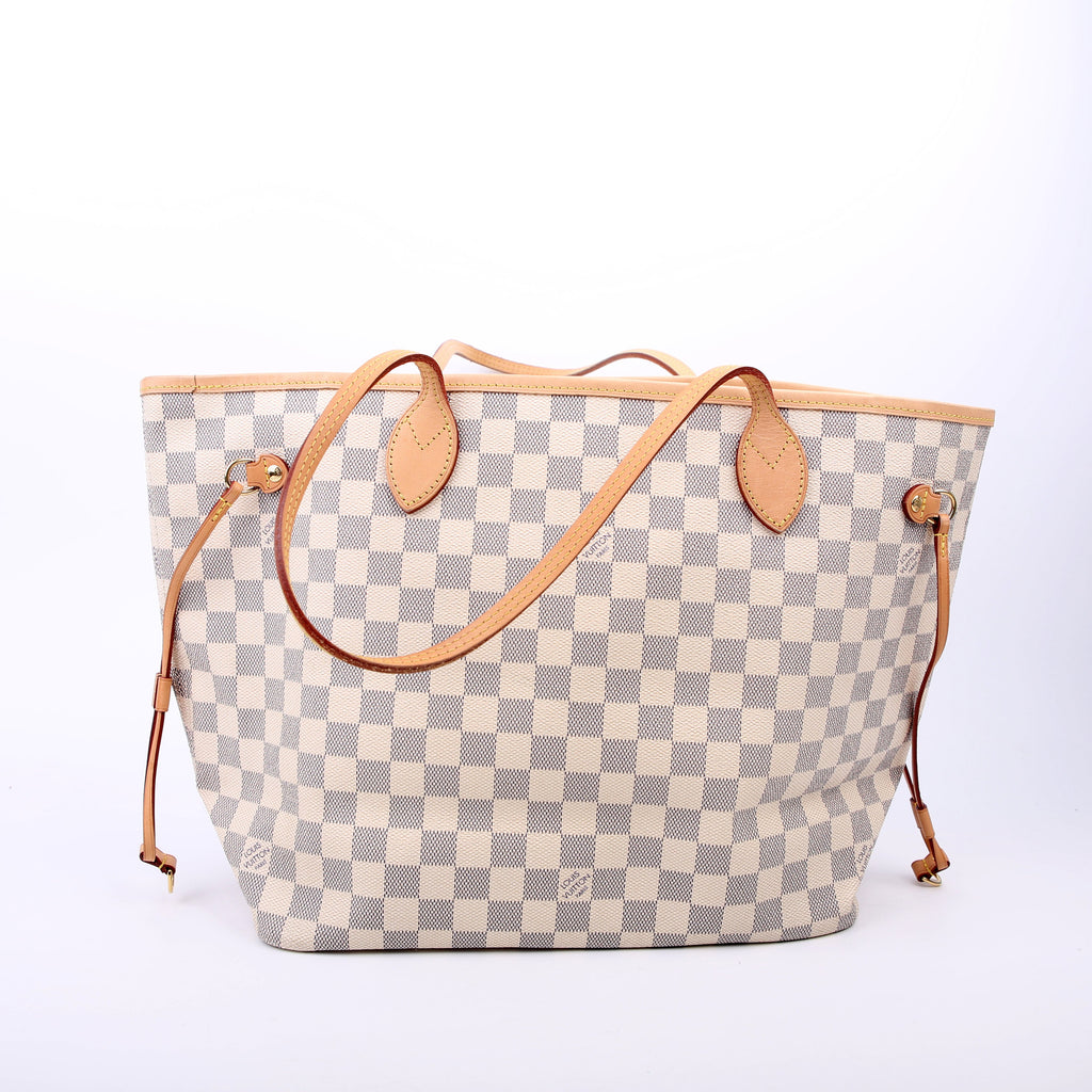 Louis Vuitton Neverfull With Wallet MM Damier Ebene