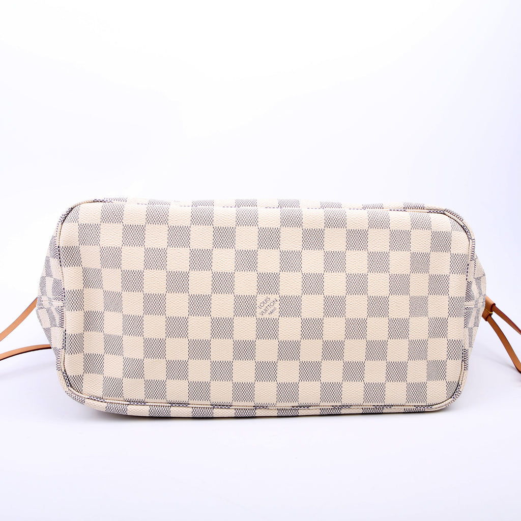 Louis Vuitton Neverfull With Wallet MM Damier Ebene