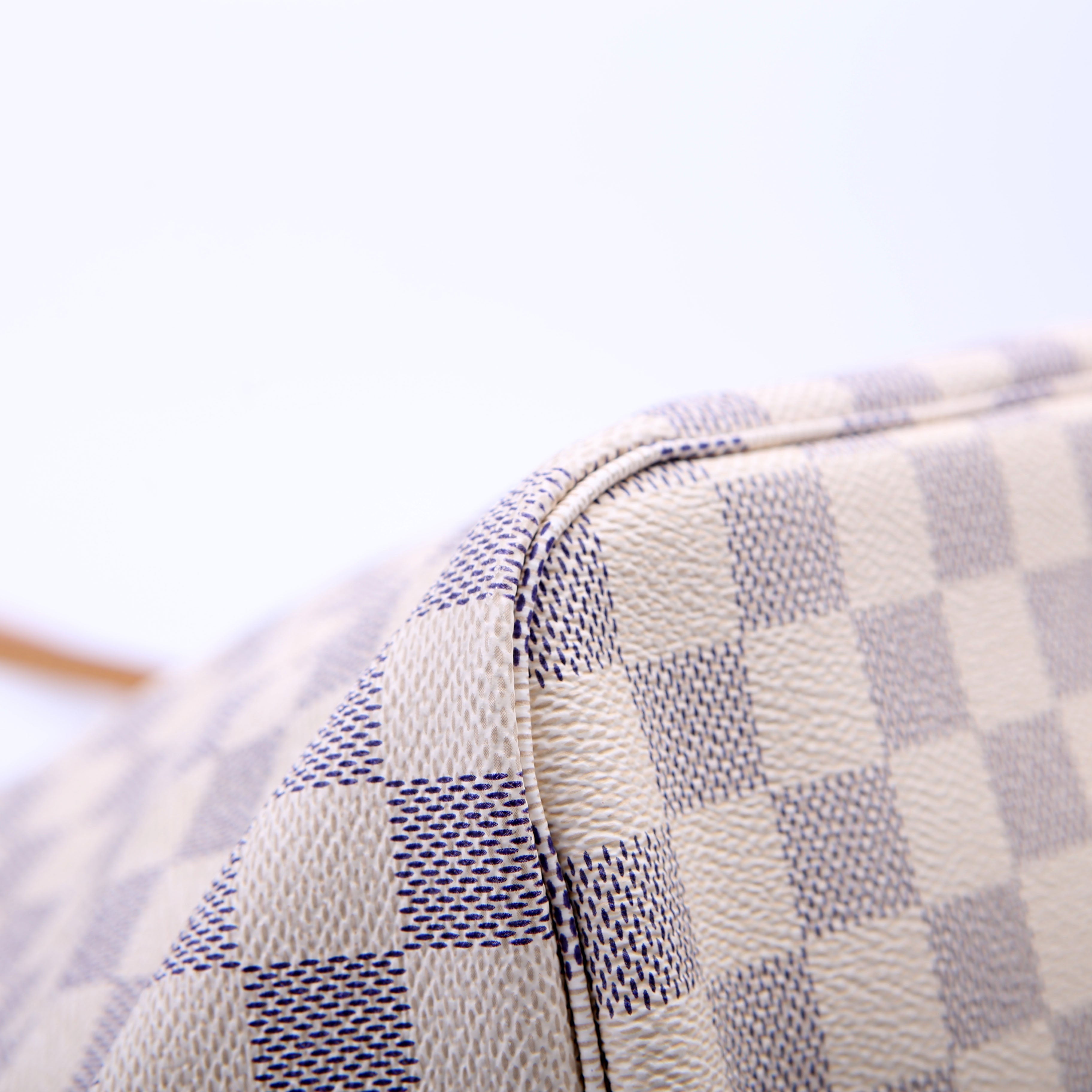 Louis Vuitton Neverfull With Wallet MM Damier Ebene