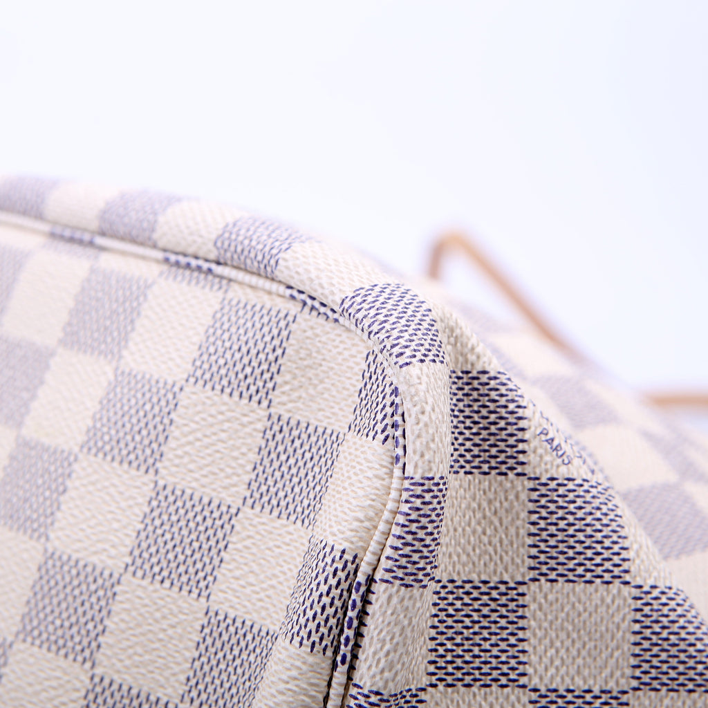 Louis Vuitton Neverfull With Wallet MM Damier Ebene