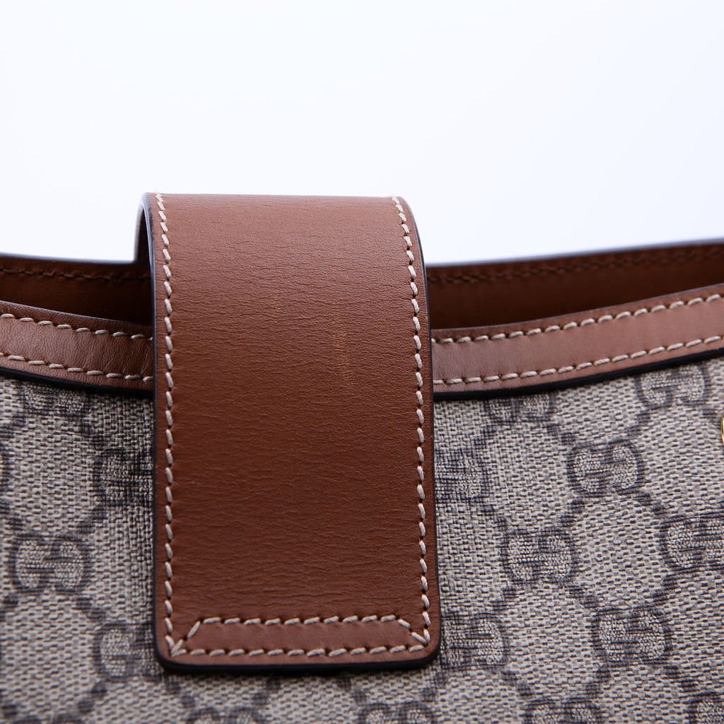 Gucci 479197 Padlock GG Shoulder Medium Brown