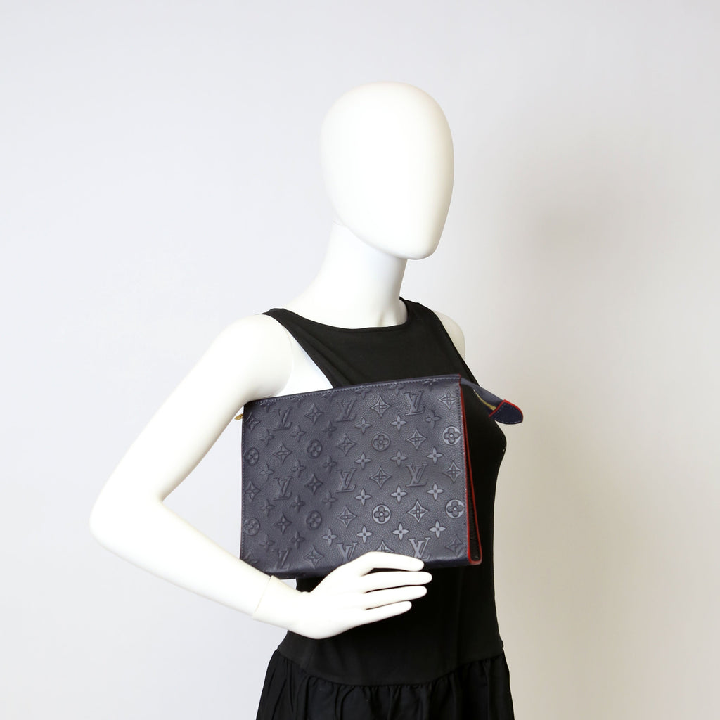Louis Vuitton Toiletry Pouch 26 Empreinte Navy