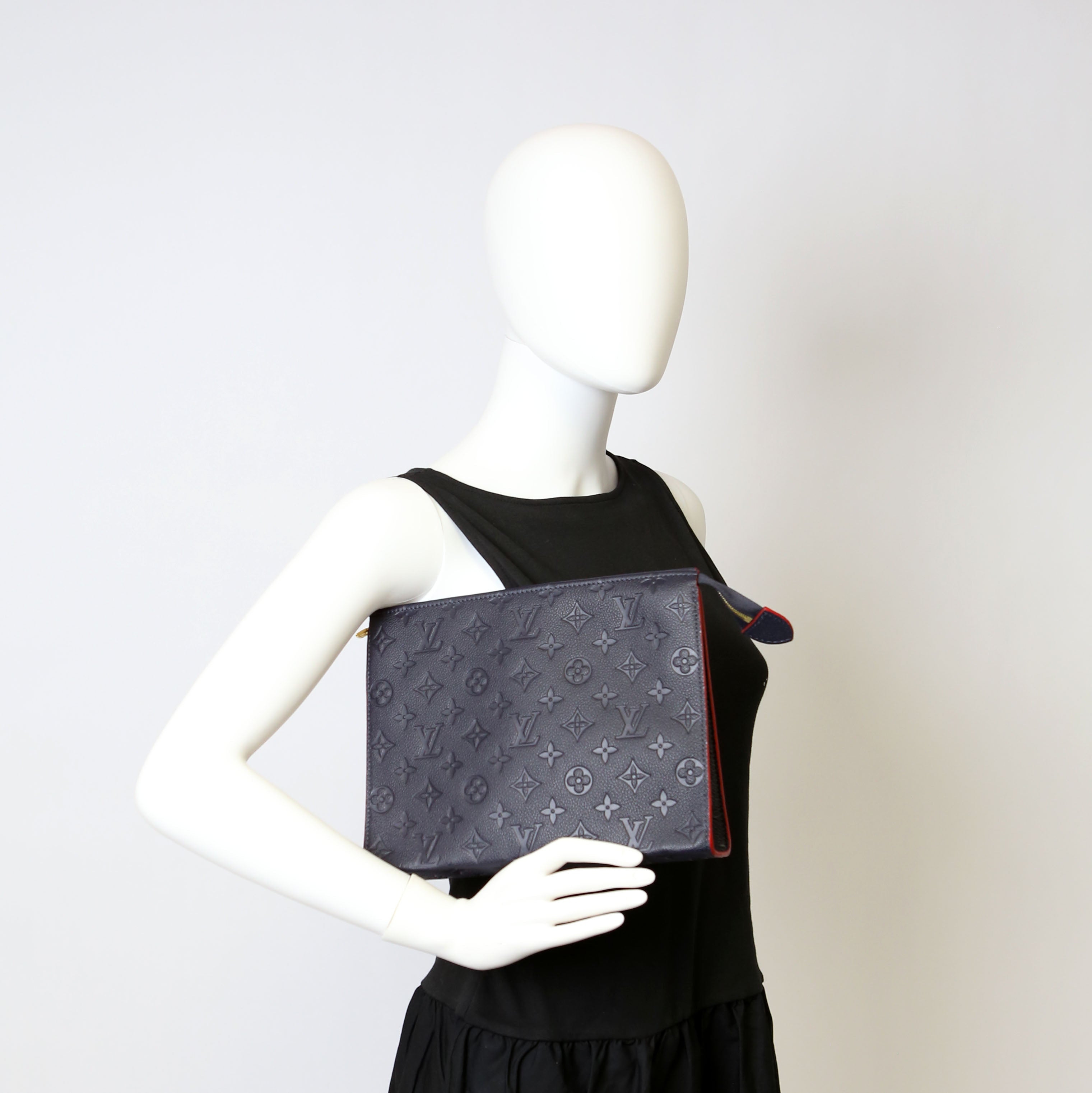 Louis Vuitton Toiletry Pouch 26 Empreinte Navy