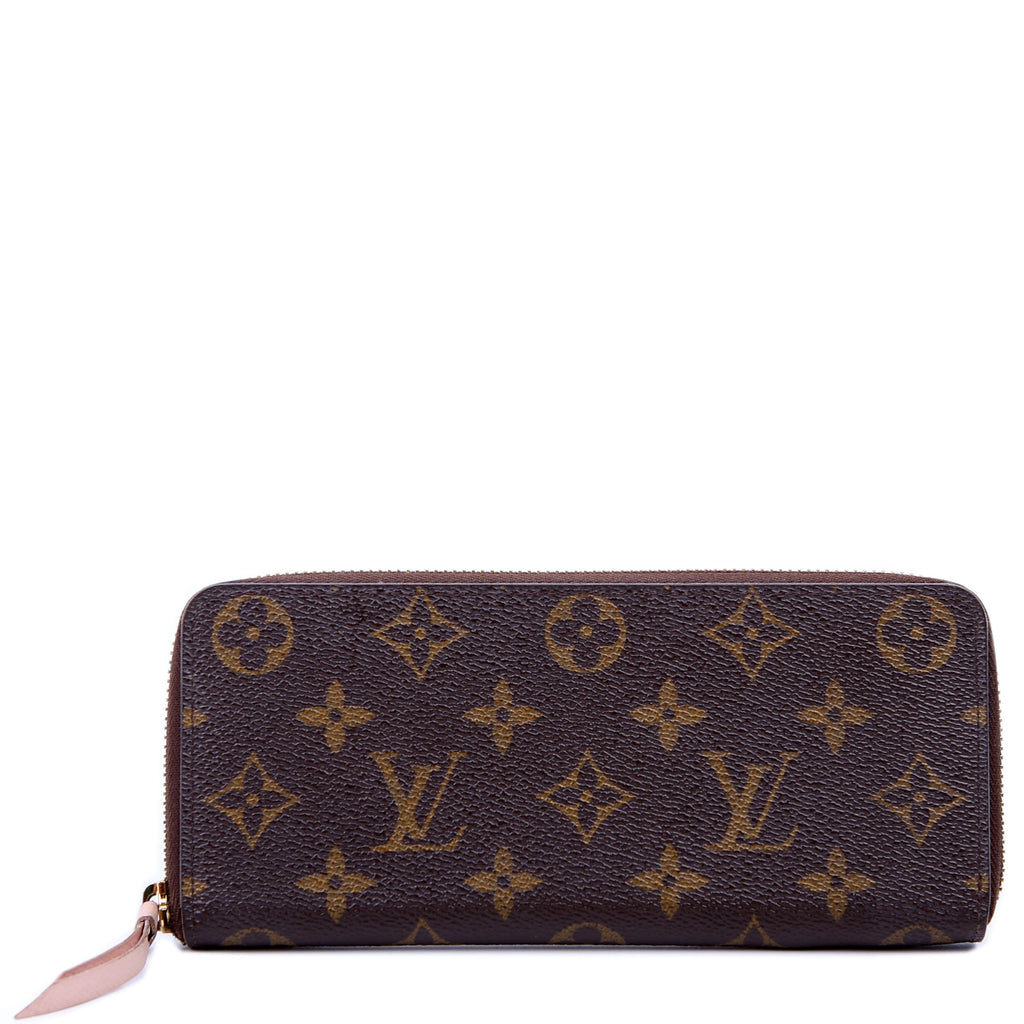 Louis Vuitton Clemence Wallet Monogram Pink