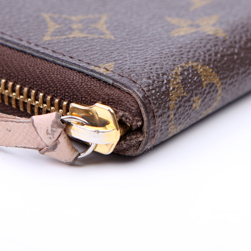 Louis Vuitton Clemence Wallet Monogram Pink