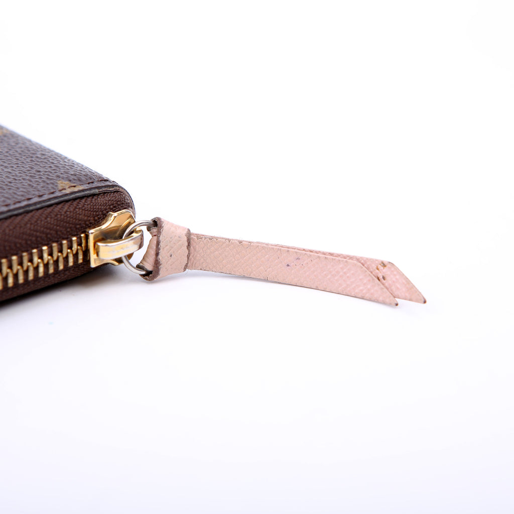 Louis Vuitton Clemence Wallet Monogram Pink