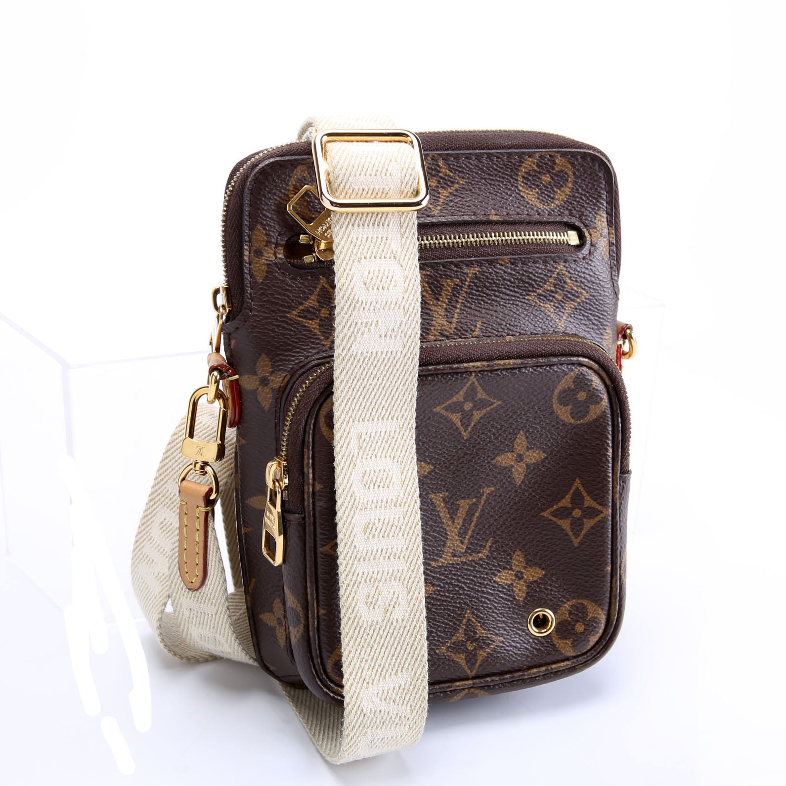 Louis Vuitton Utility Phone Sleeve Monogram Brown