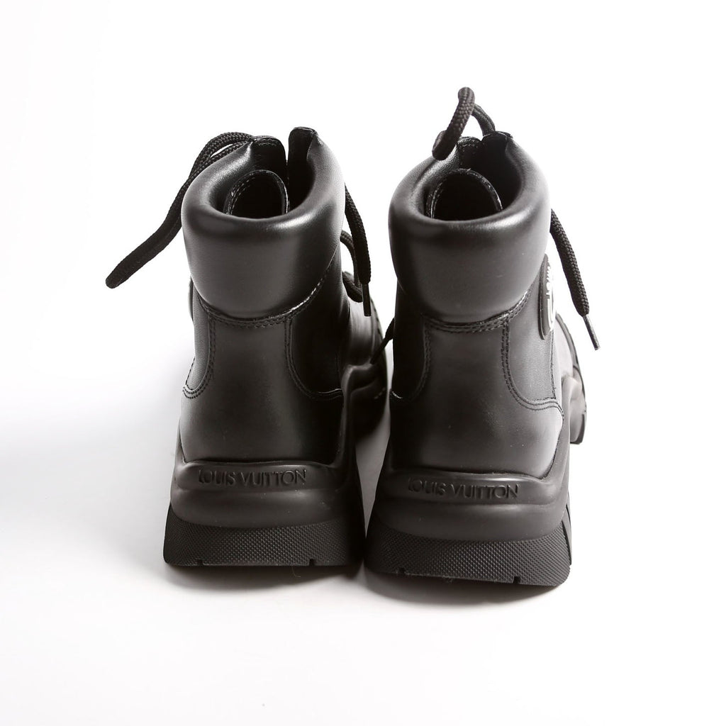 Louis Vuitton Ruby Flat Ranger Size 37.5 Black
