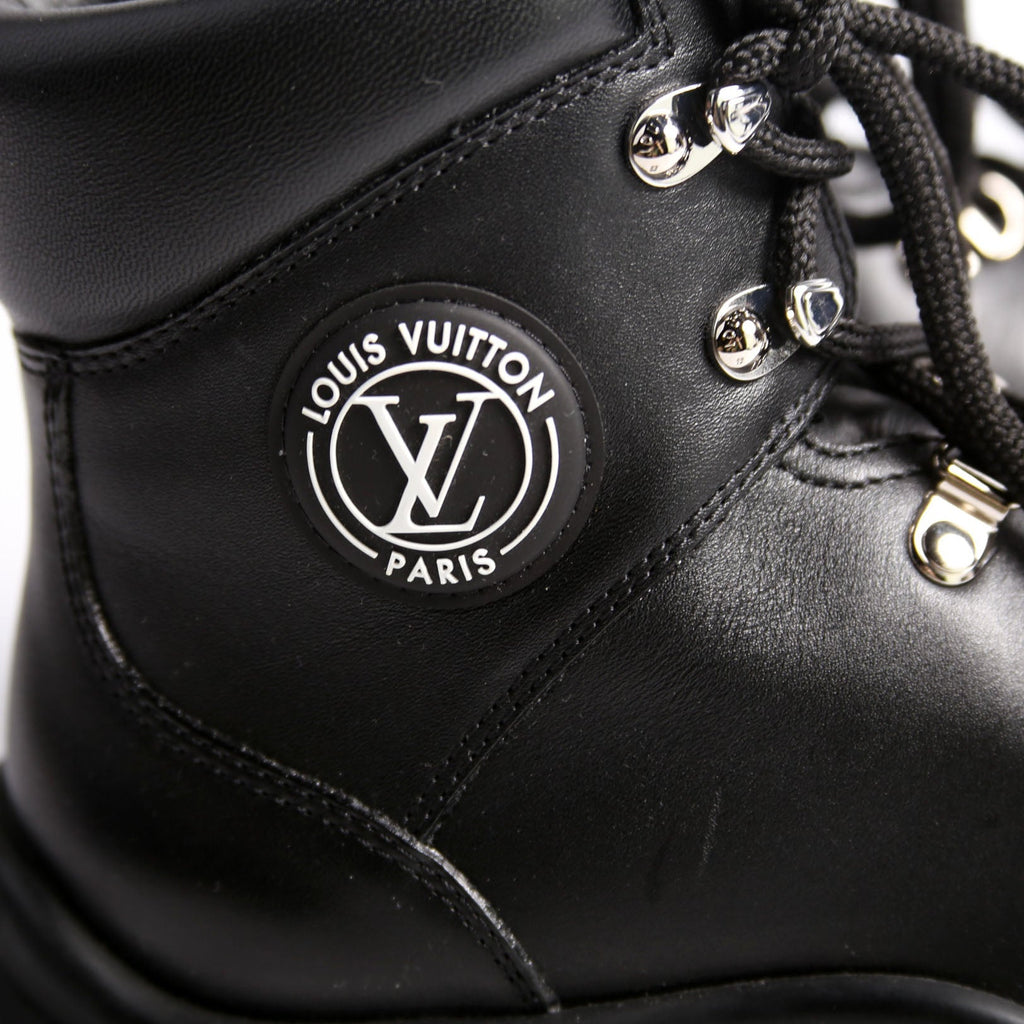 Louis Vuitton Ruby Flat Ranger Size 37.5 Black