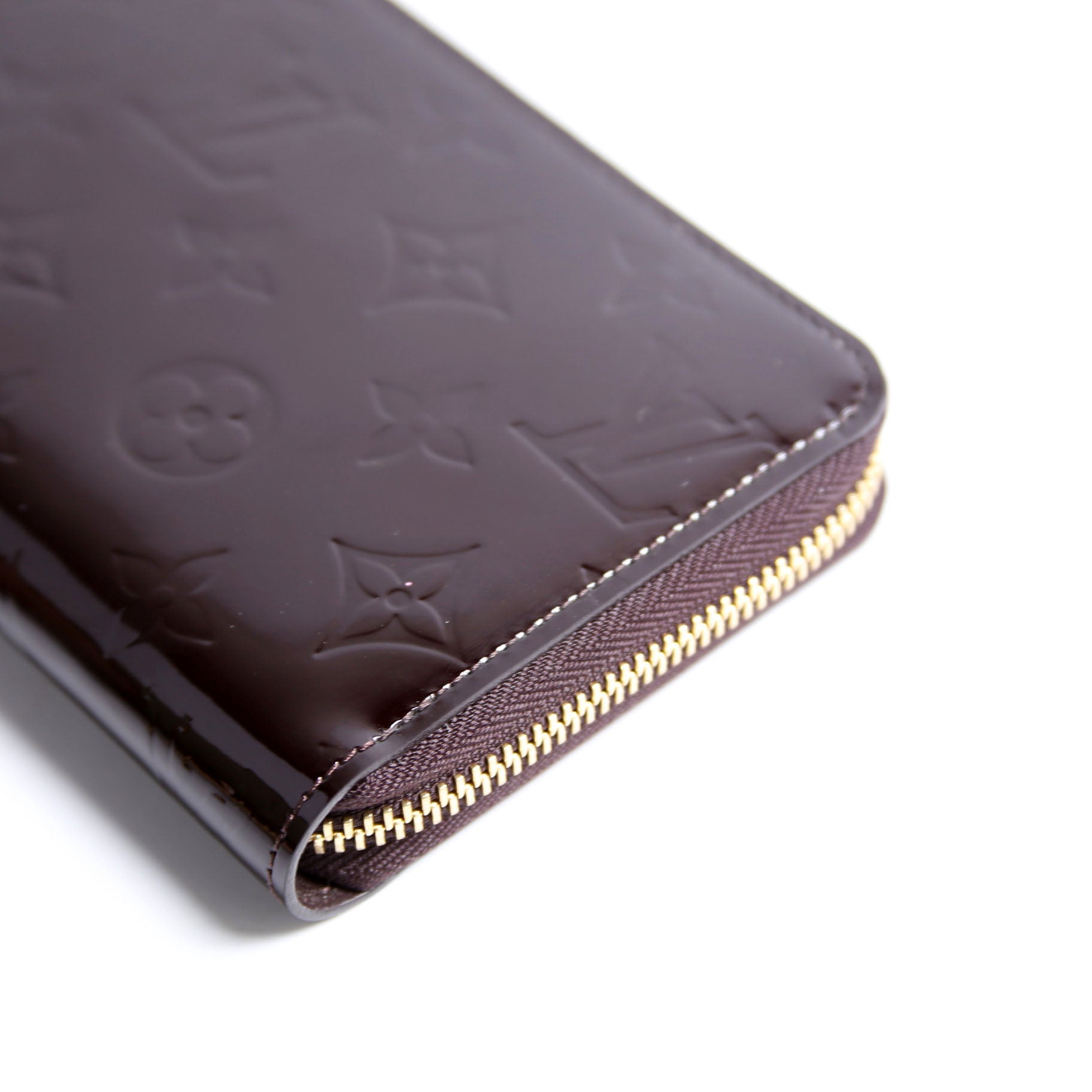 Louis Vuitton Zippy Wallet Vernis Burgundy