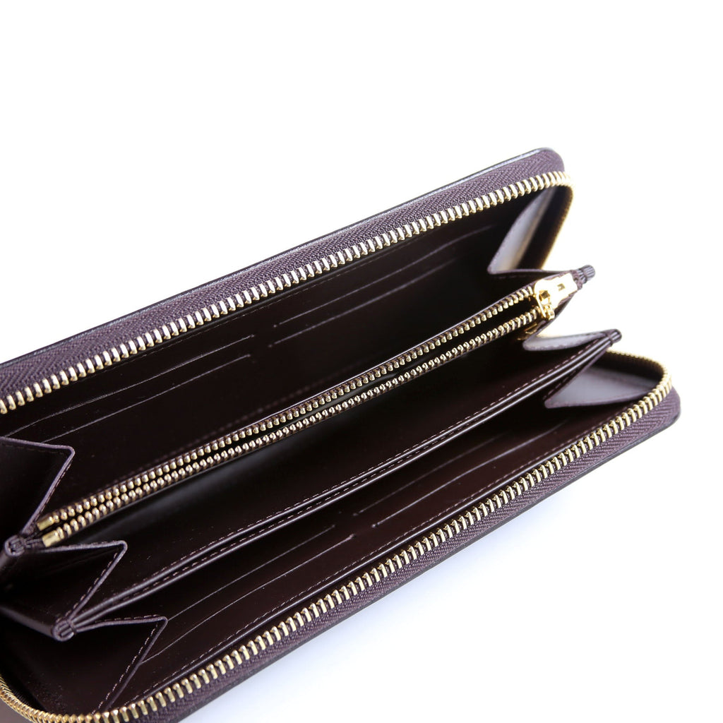 Louis Vuitton Zippy Wallet Vernis Burgundy
