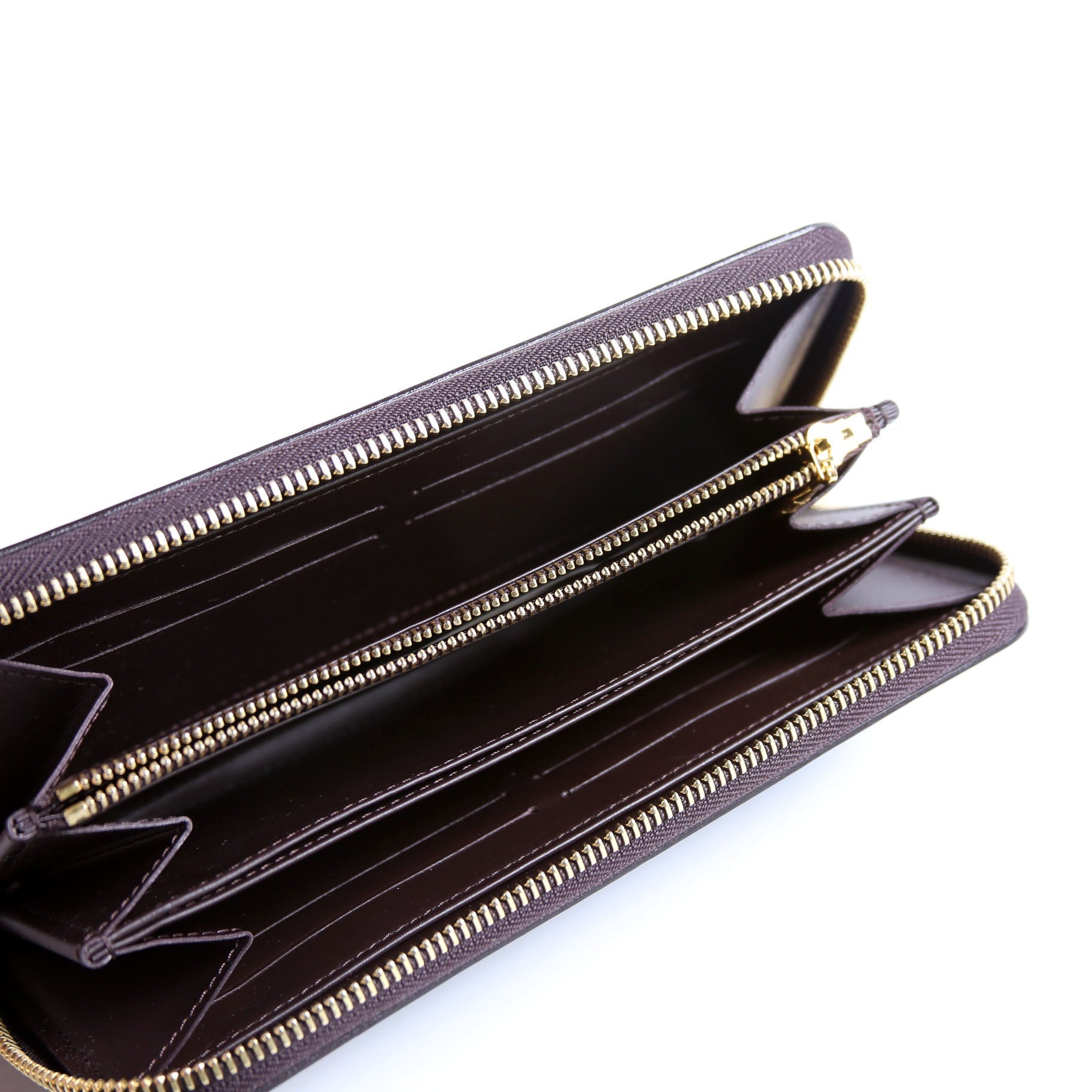 Louis Vuitton Zippy Wallet Vernis Burgundy