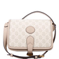 Gucci 671620 GG Supreme Interlocking G Mini Crossbody Beige