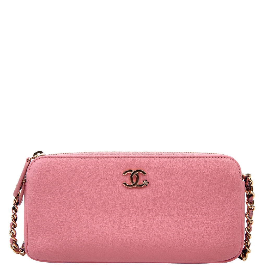Chanel Double Zip WOC Pink