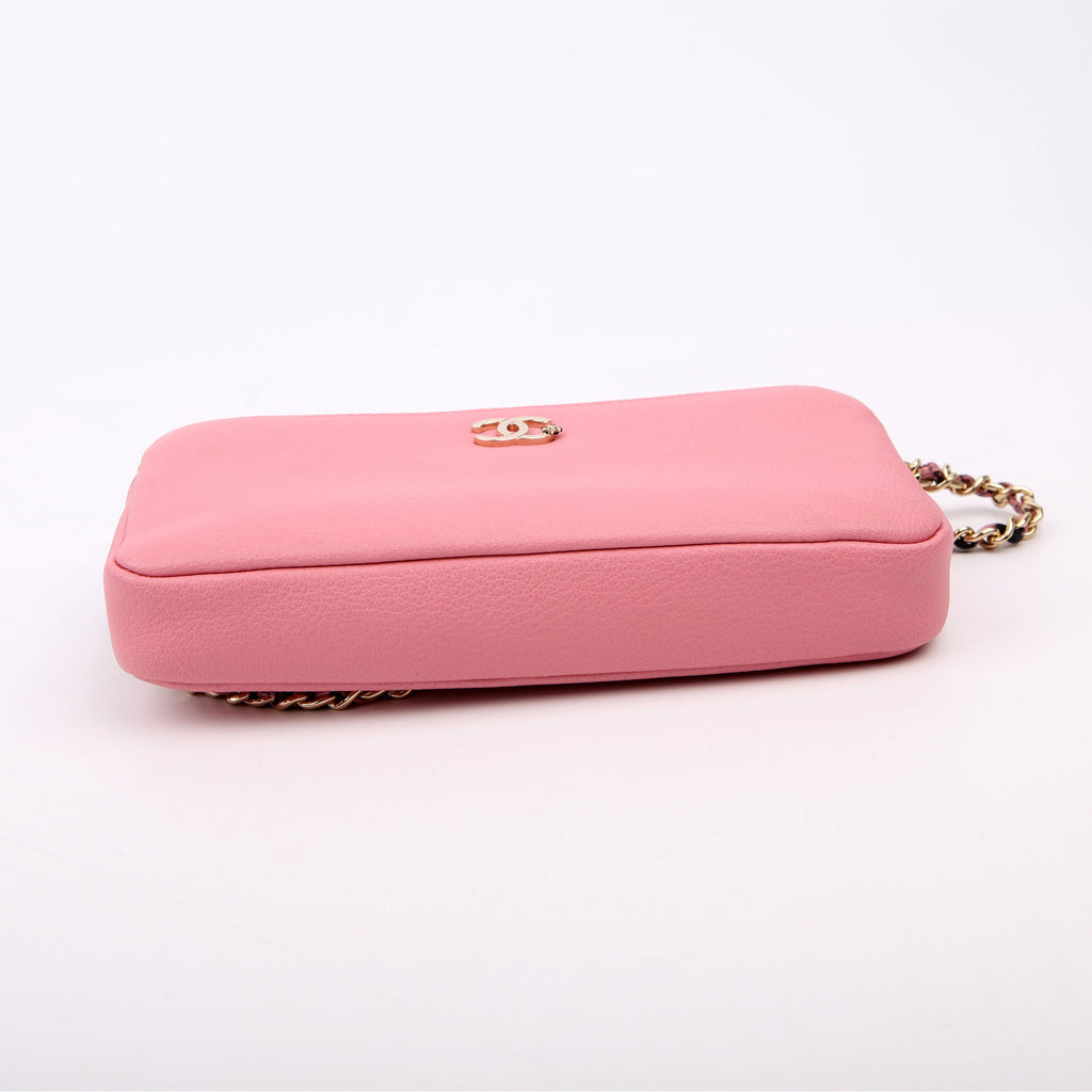 Chanel Double Zip WOC Pink