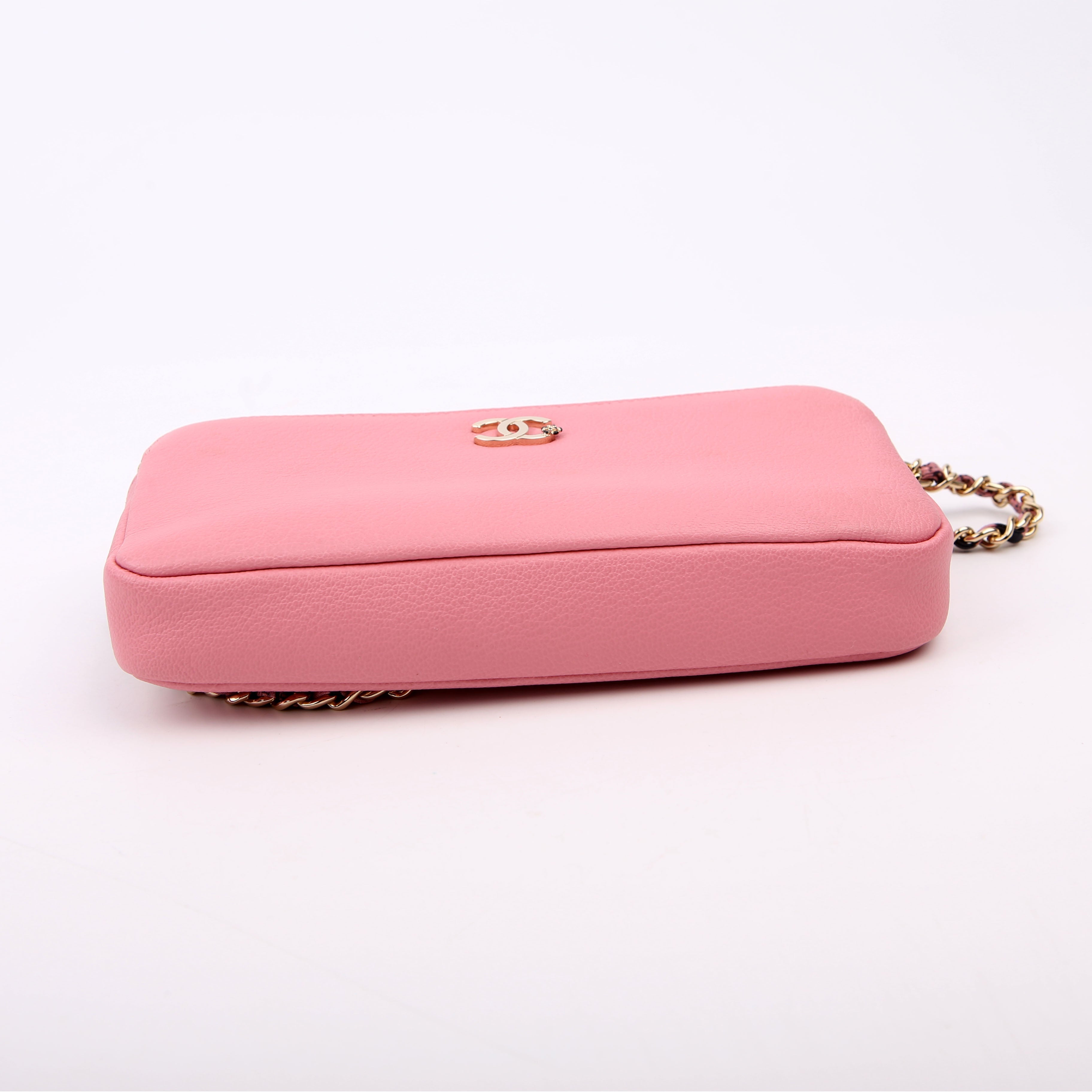 Chanel Double Zip WOC Pink