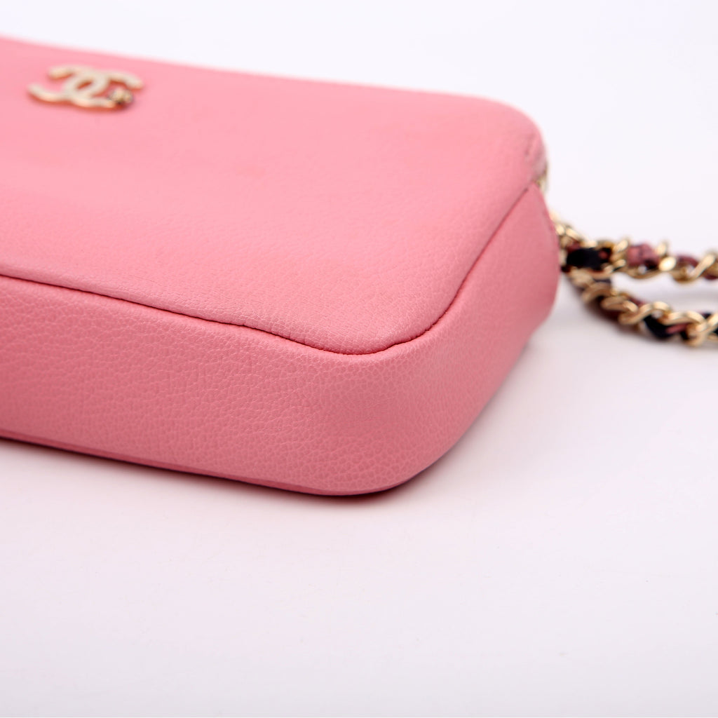 Chanel Double Zip WOC Pink