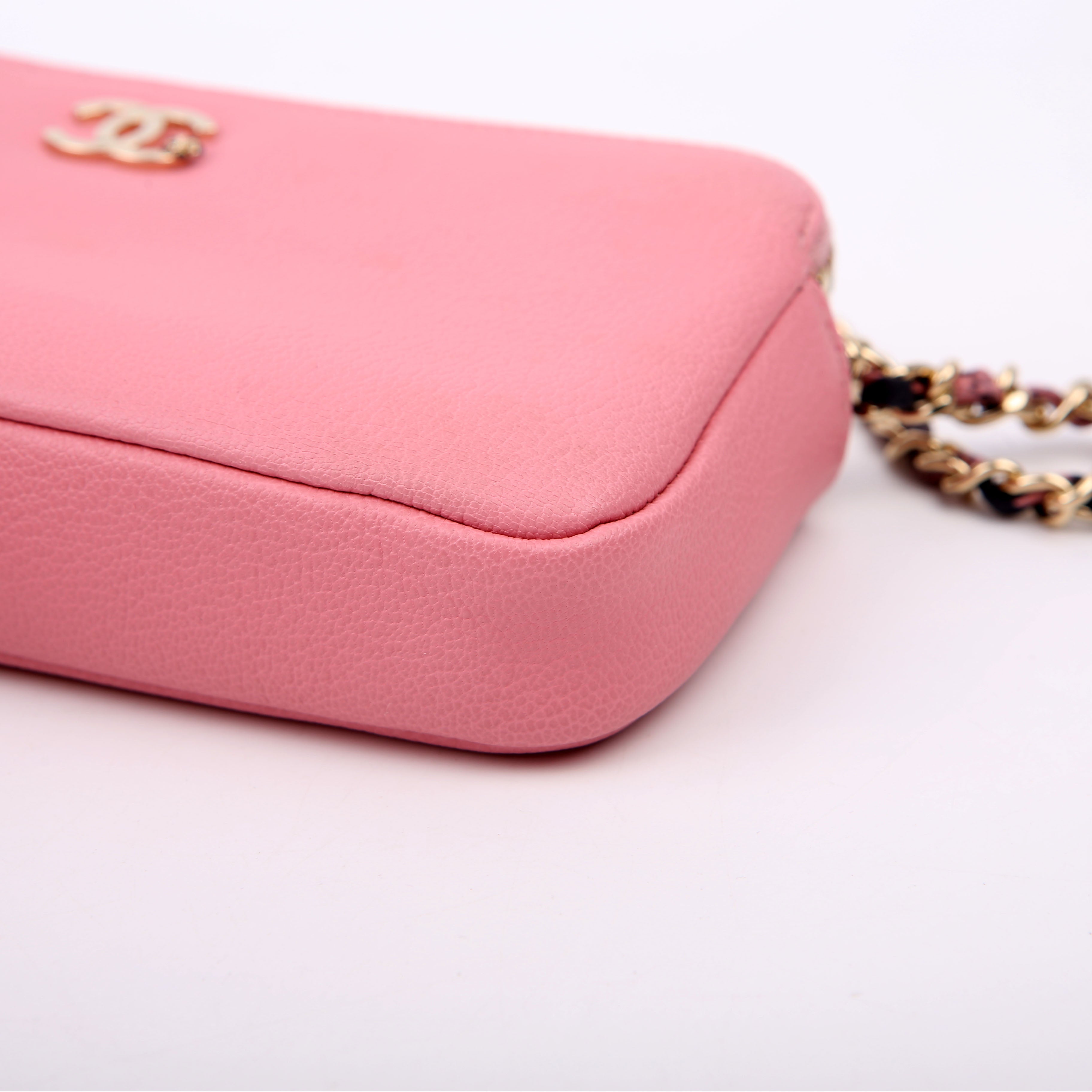 Chanel Double Zip WOC Pink