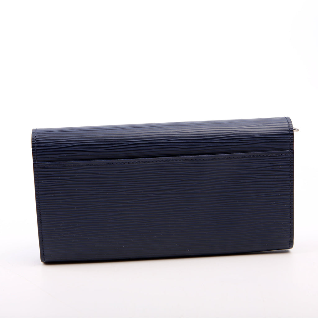 Louis Vuitton Sarah Wallet Epi Newer Navy
