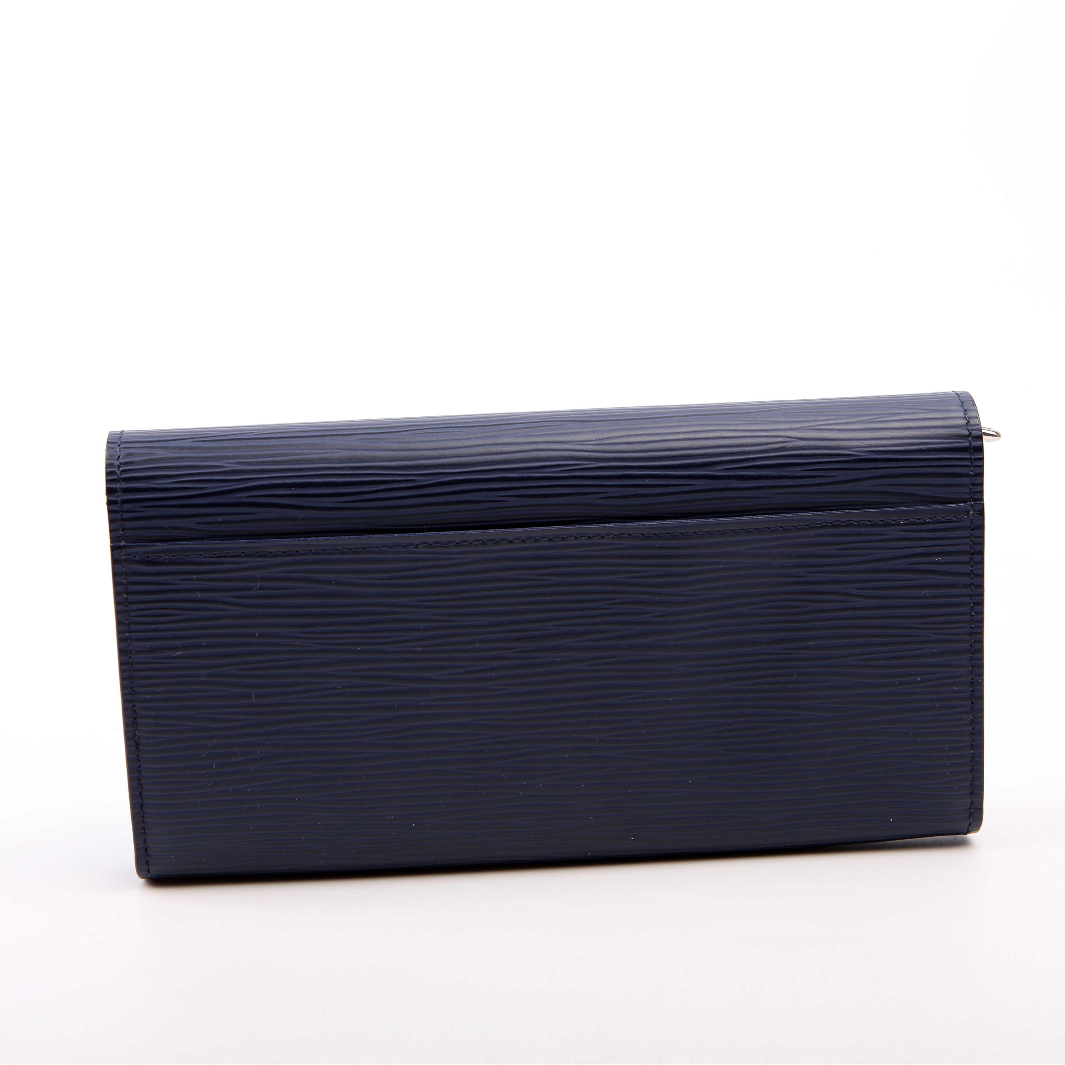 Louis Vuitton Sarah Wallet Epi Newer Navy