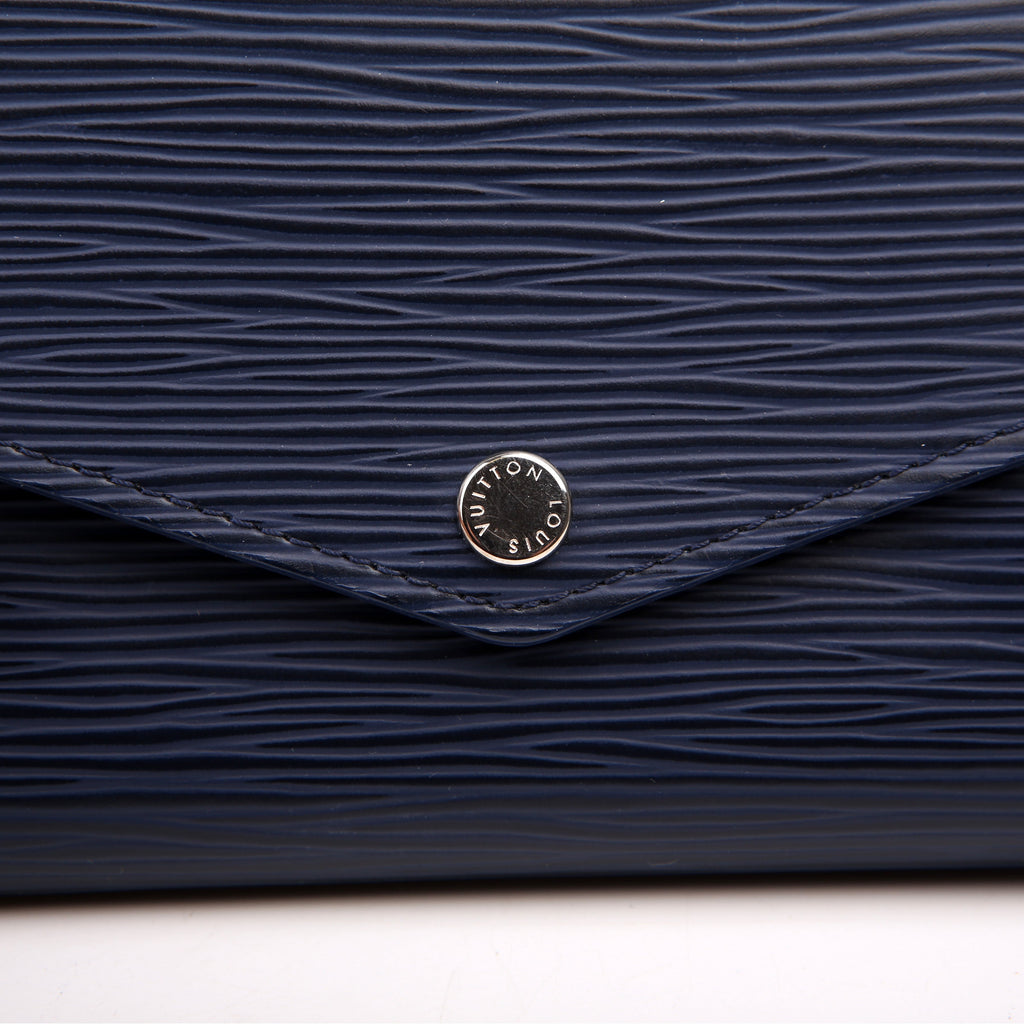 Louis Vuitton Sarah Wallet Epi Newer Navy