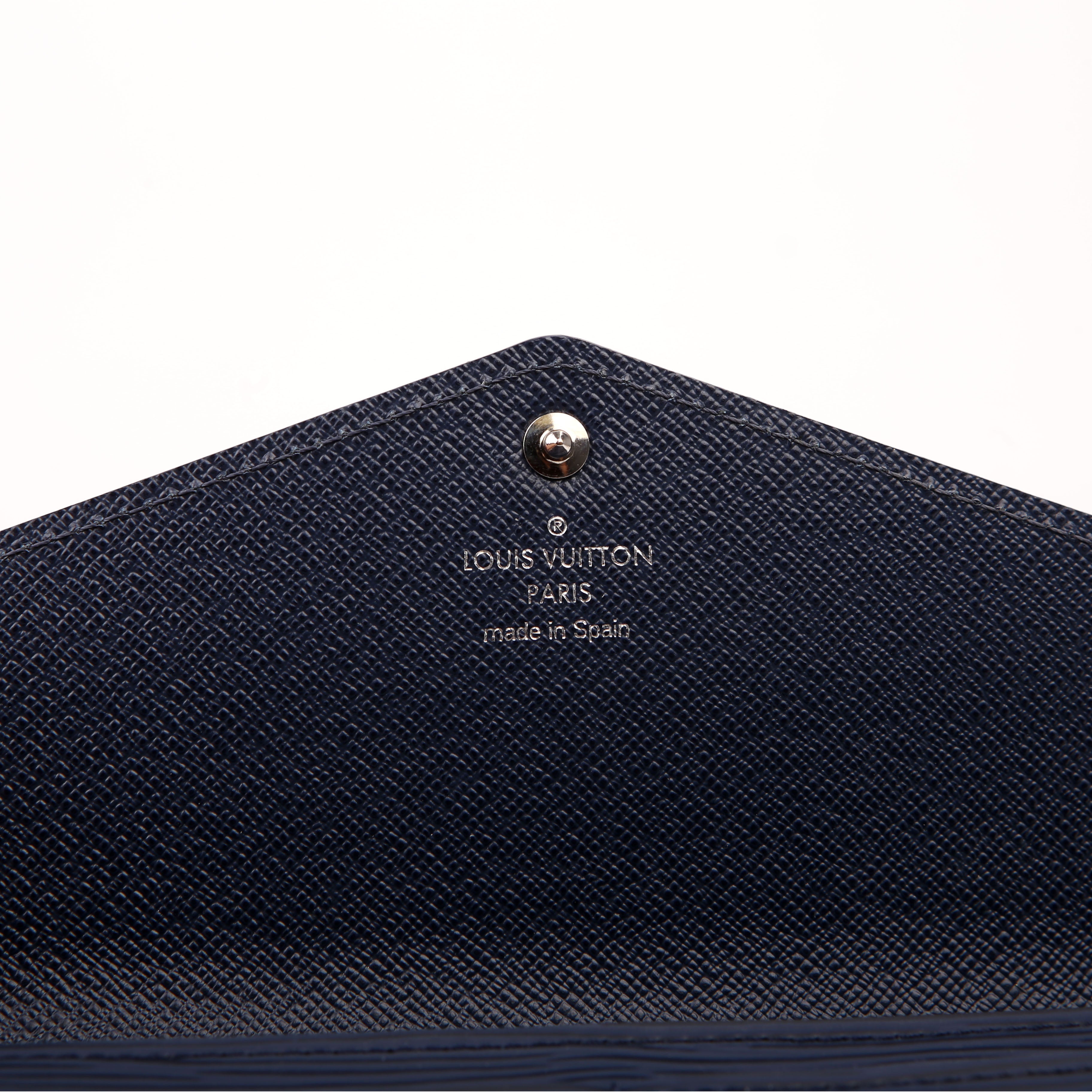 Louis Vuitton Sarah Wallet Epi Newer Navy