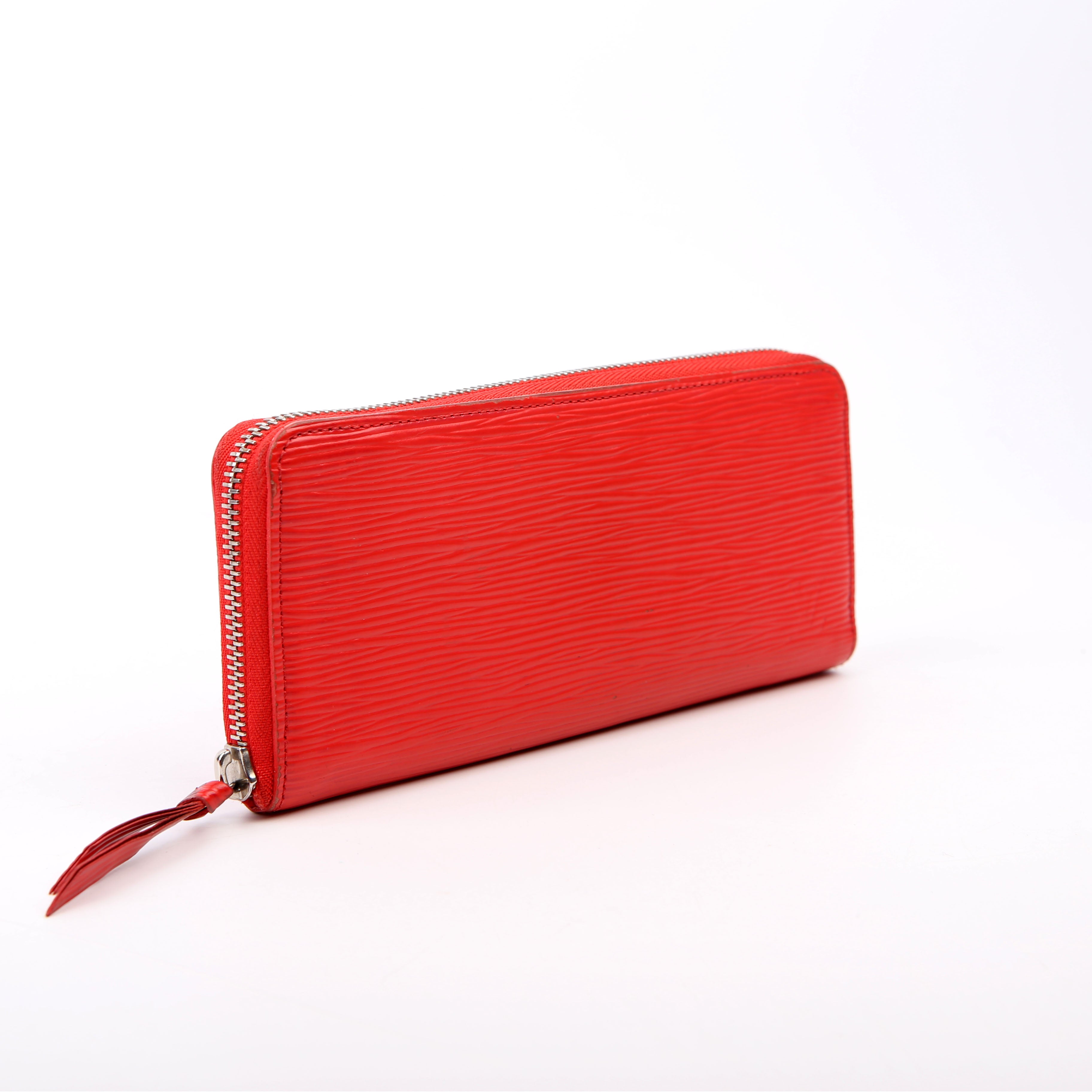Louis Vuitton Clemence Wallet Epi Red