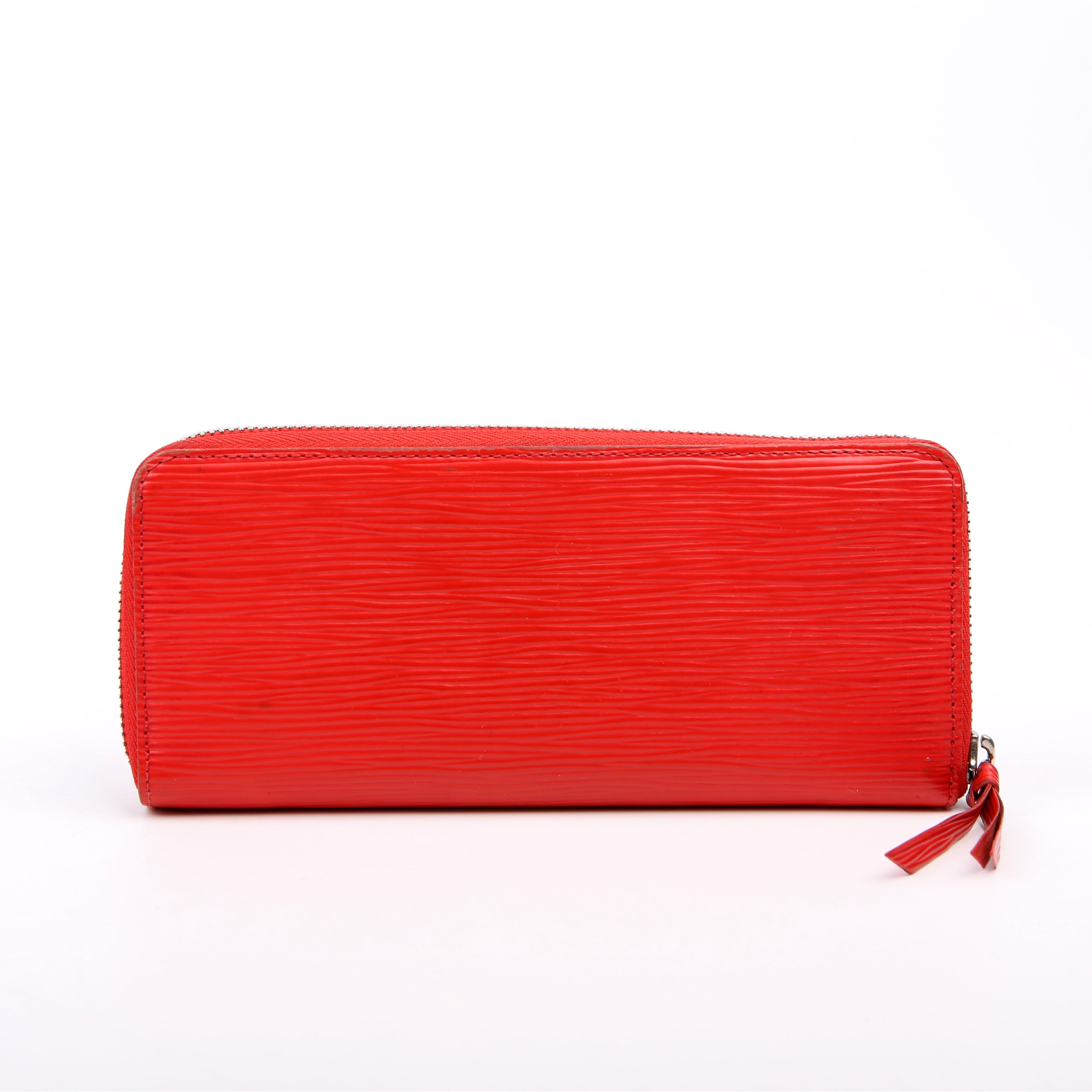 Louis Vuitton Clemence Wallet Epi Red
