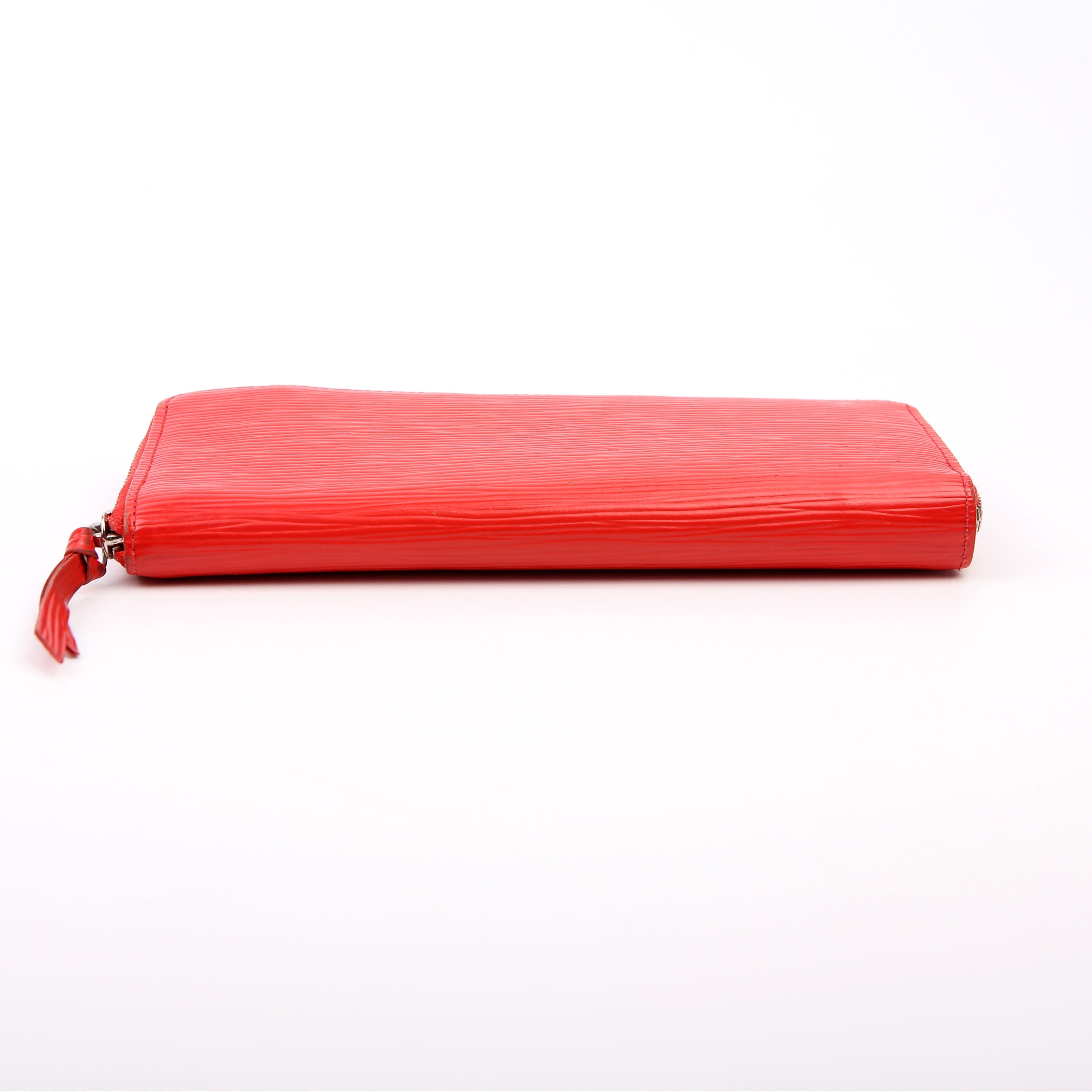 Louis Vuitton Clemence Wallet Epi Red