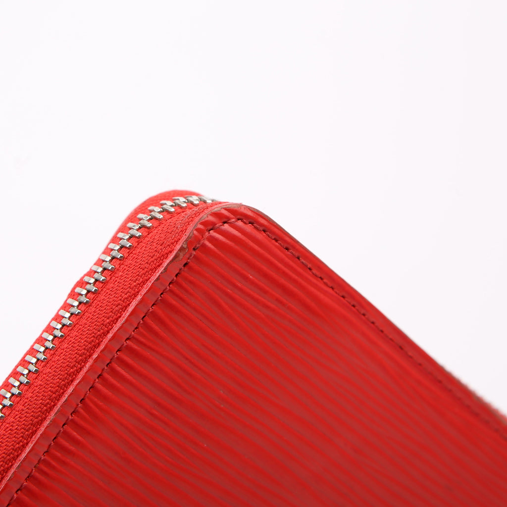 Louis Vuitton Clemence Wallet Epi Red