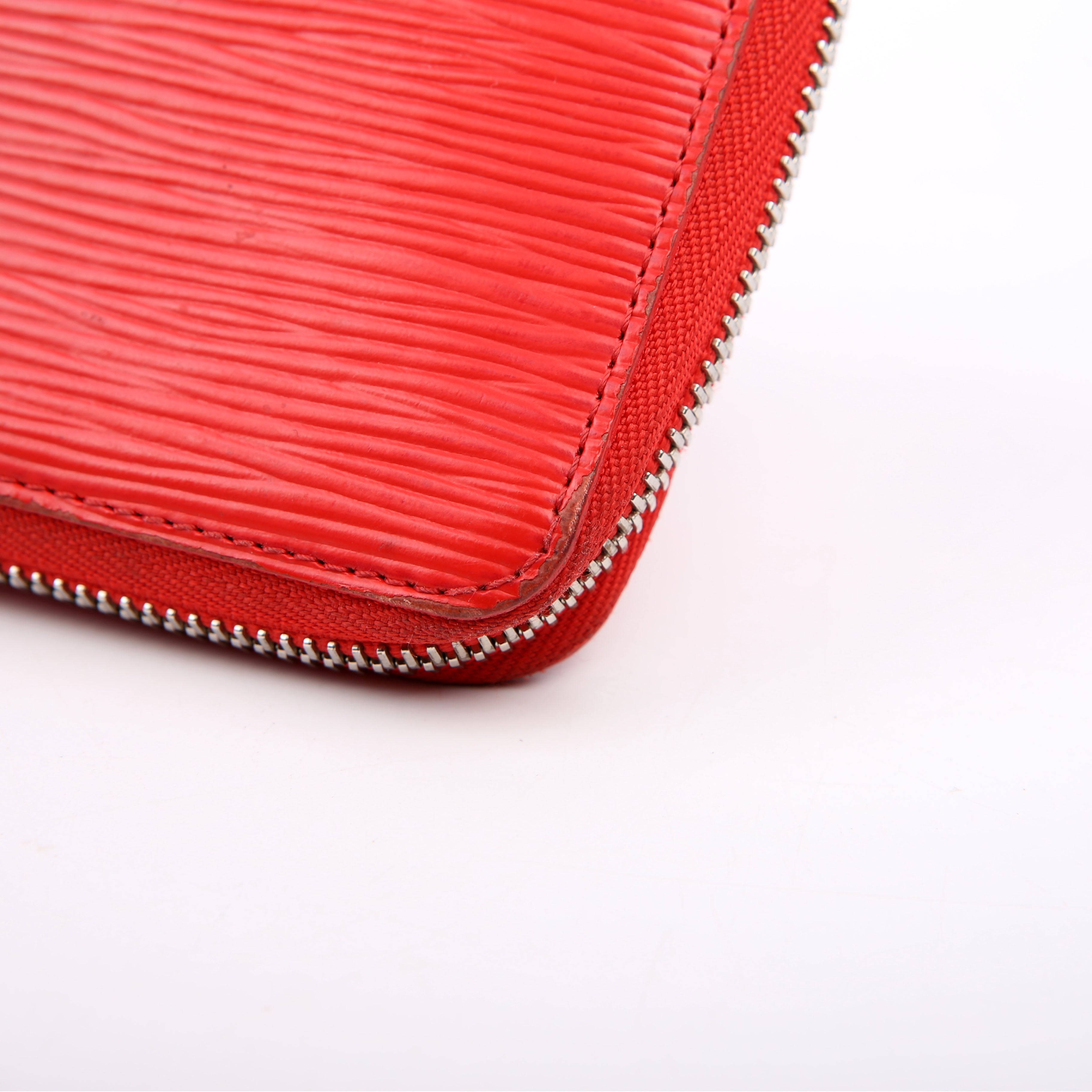 Louis Vuitton Clemence Wallet Epi Red
