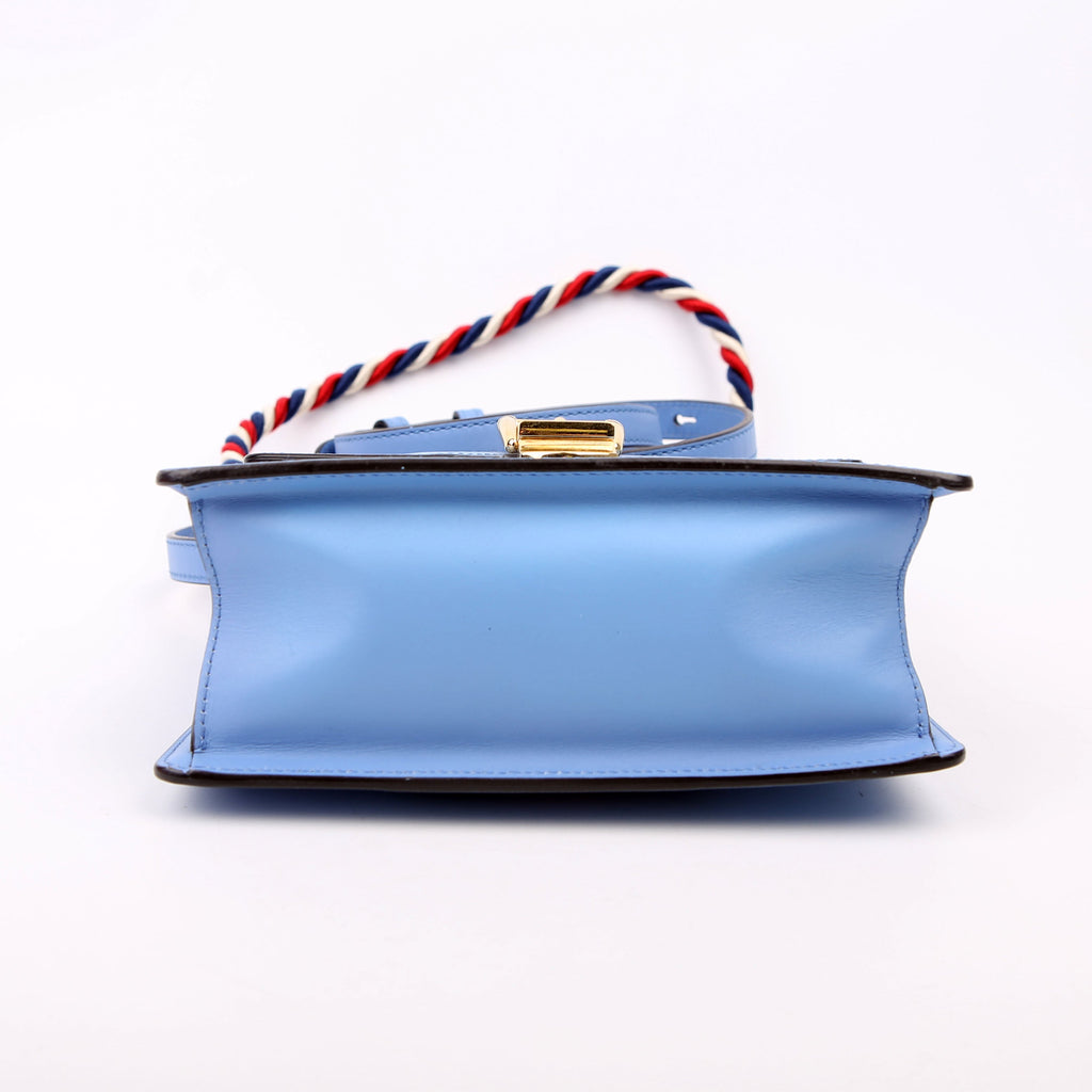 Gucci 470270 Sylvie Mini Bag Blue