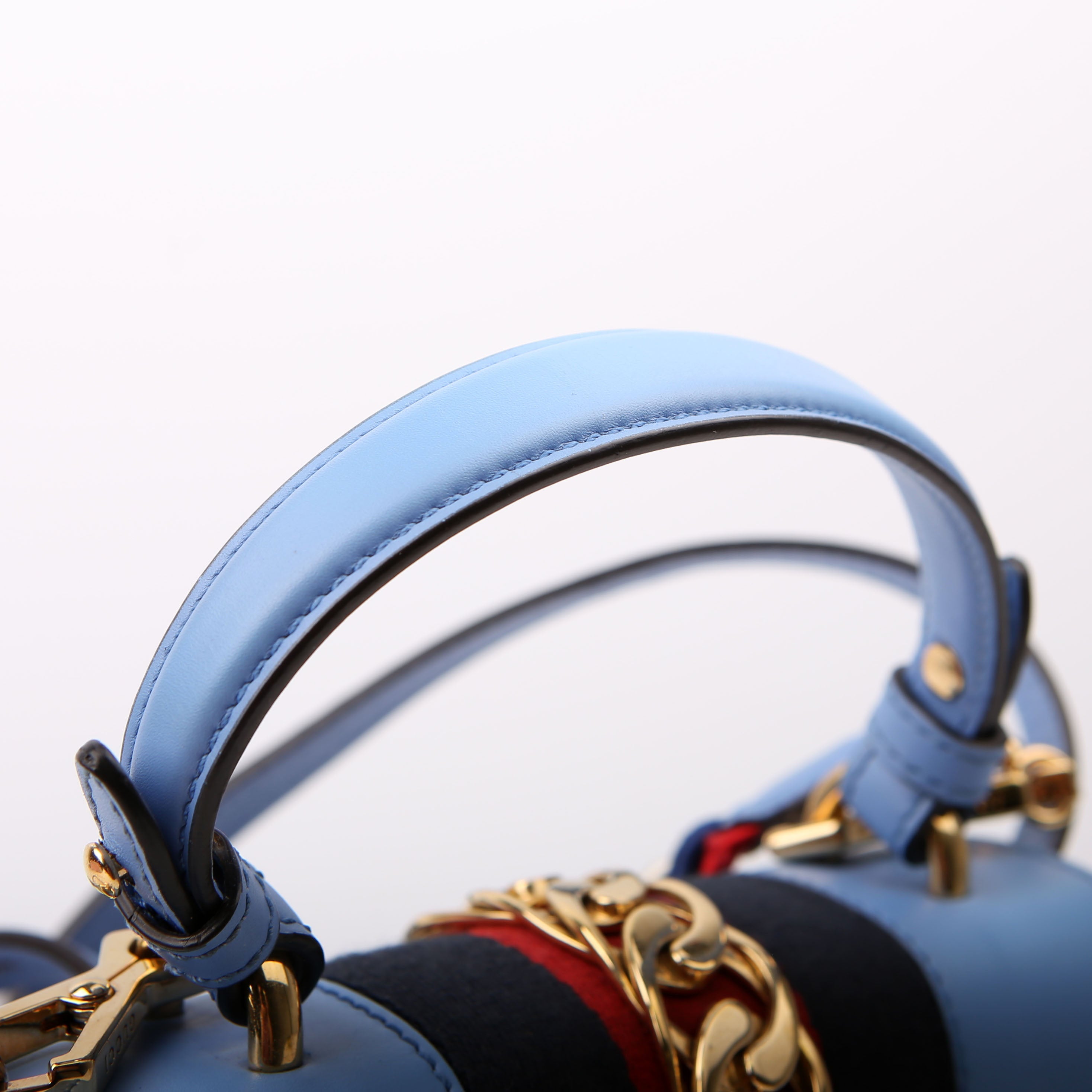 Gucci 470270 Sylvie Mini Bag Blue