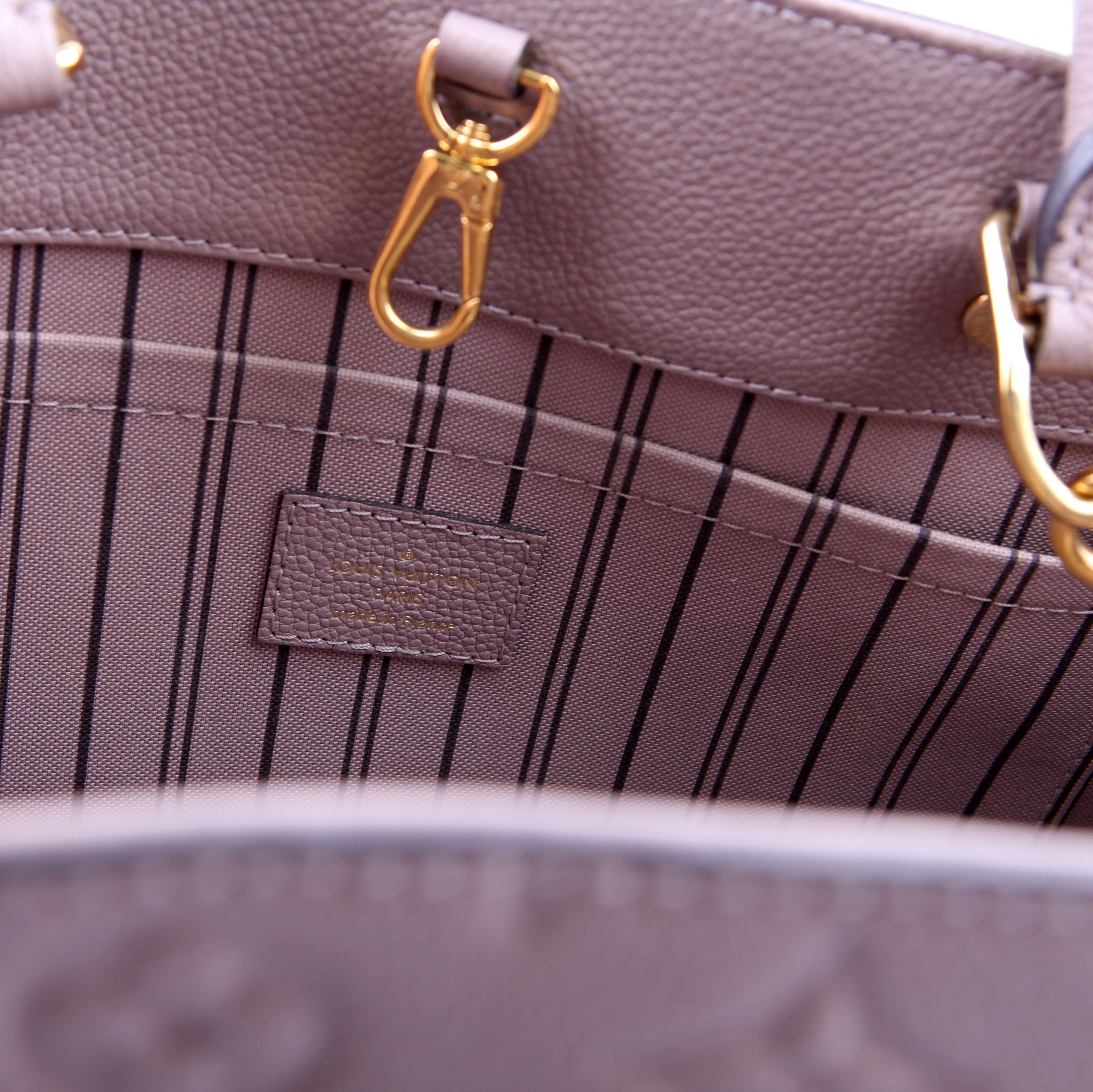 Louis Vuitton Montaigne MM Empriente Mauve