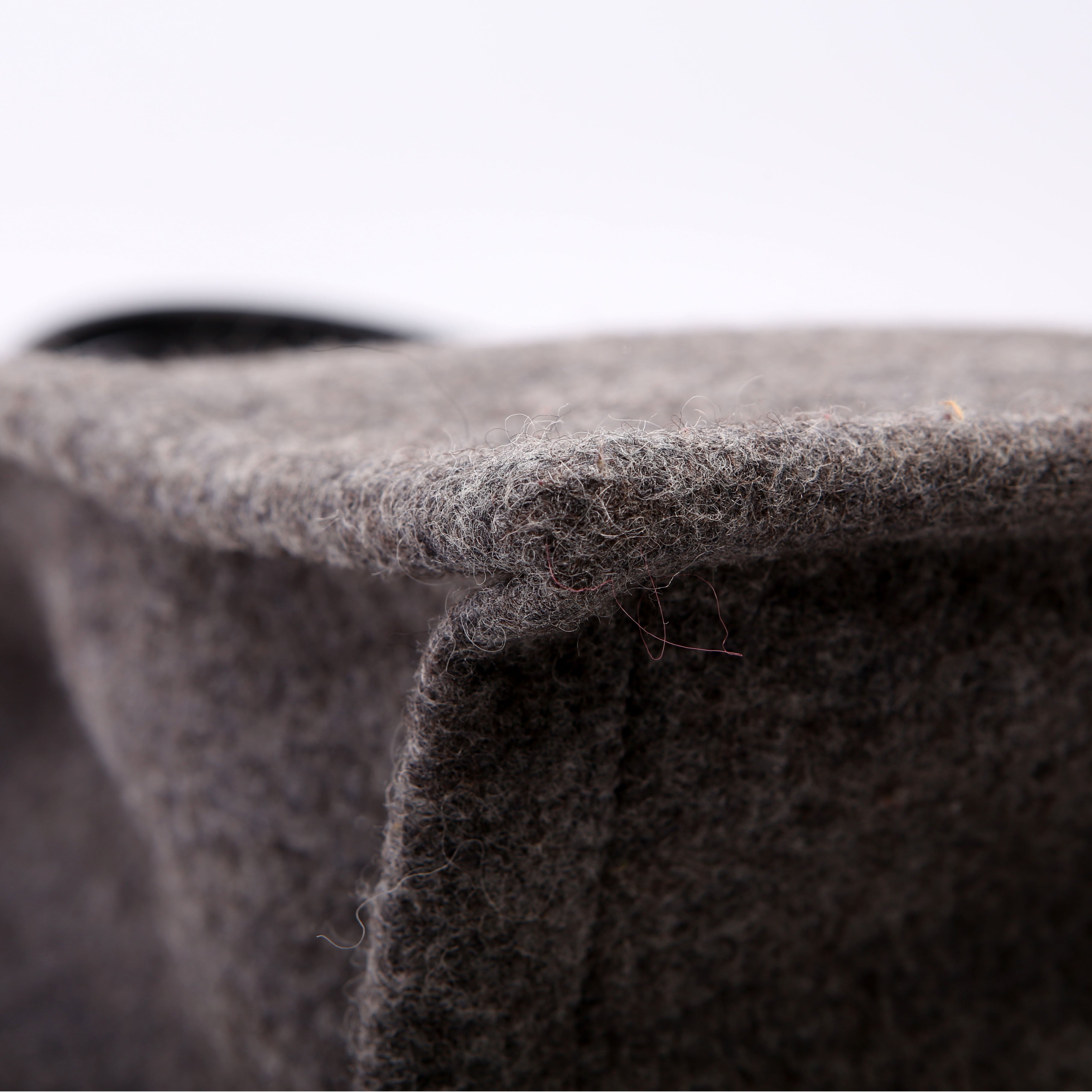 Saint Laurent Rive Gauche Vertical Felt Tote Bag Grey