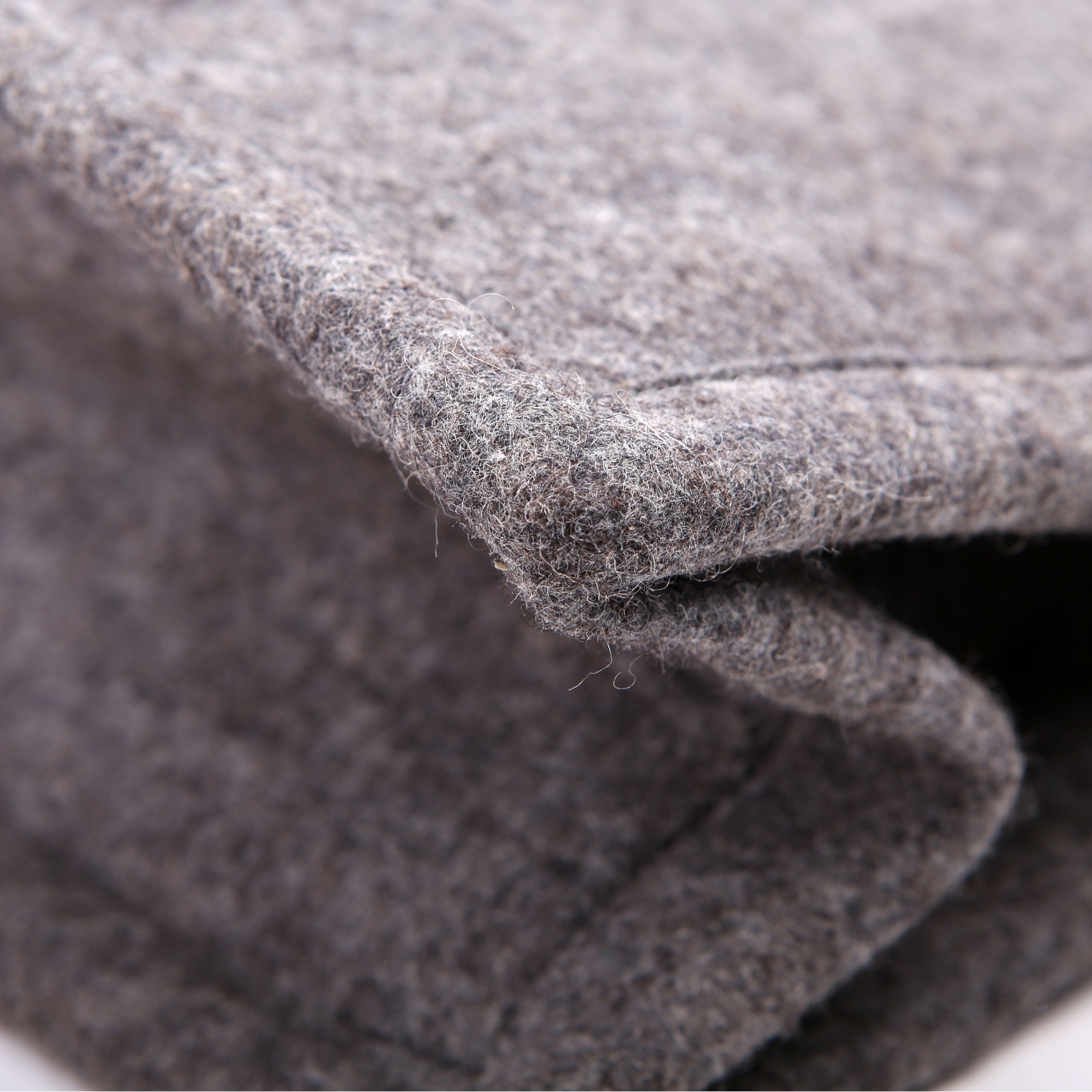 Saint Laurent Rive Gauche Vertical Felt Tote Bag Grey