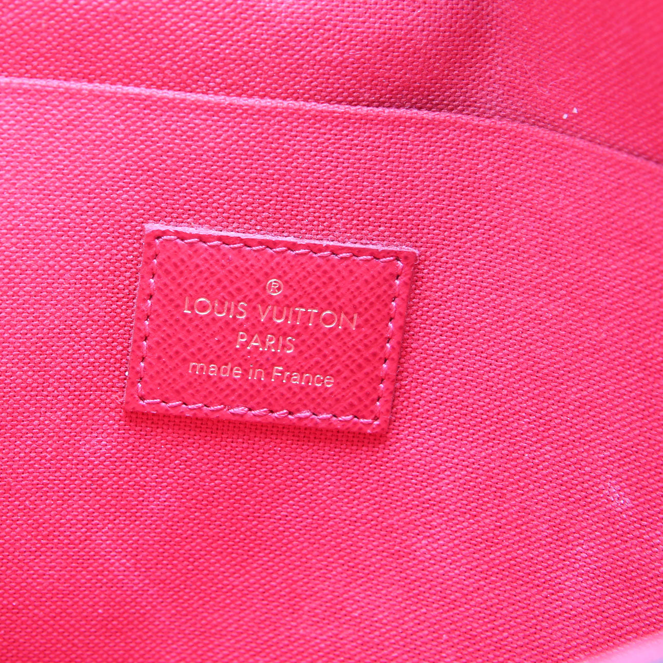 Louis Vuitton Pochette Felicie Damier Ebene Red