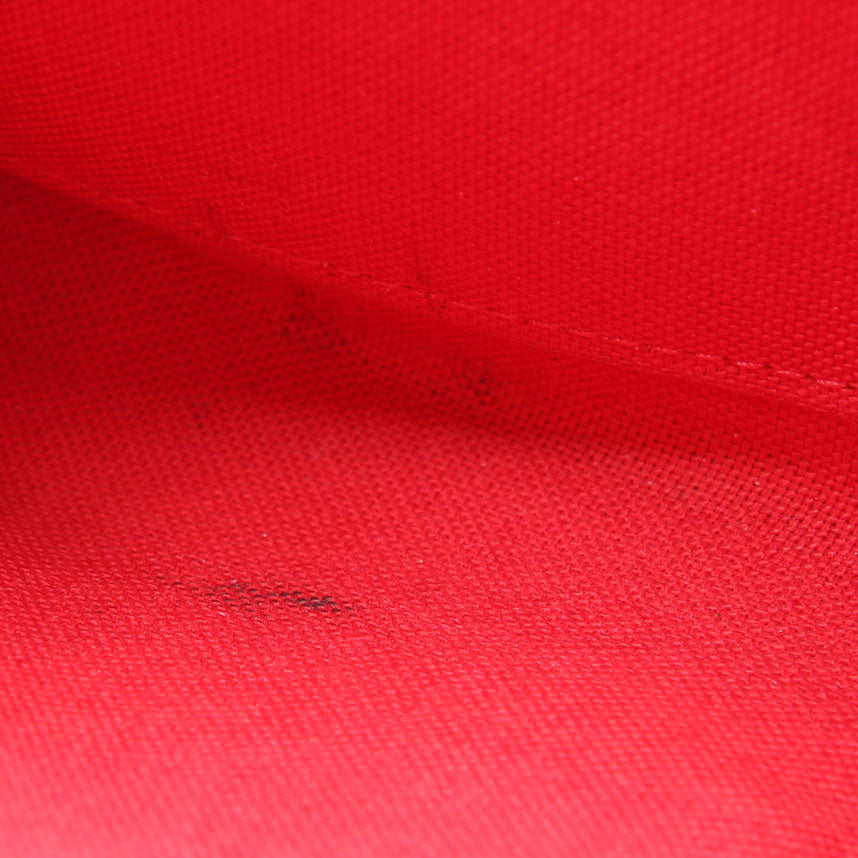 Louis Vuitton Pochette Felicie Damier Ebene Red