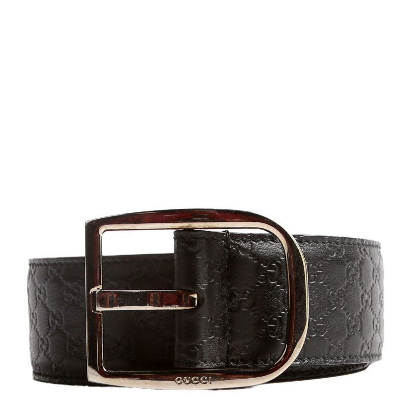 Gucci 449716 Microguccissima Belt Size 85/34 Black