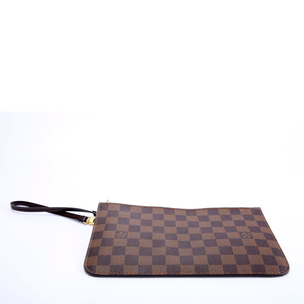 Louis Vuitton Pochette Only Damier Ebene Neverfull Pink