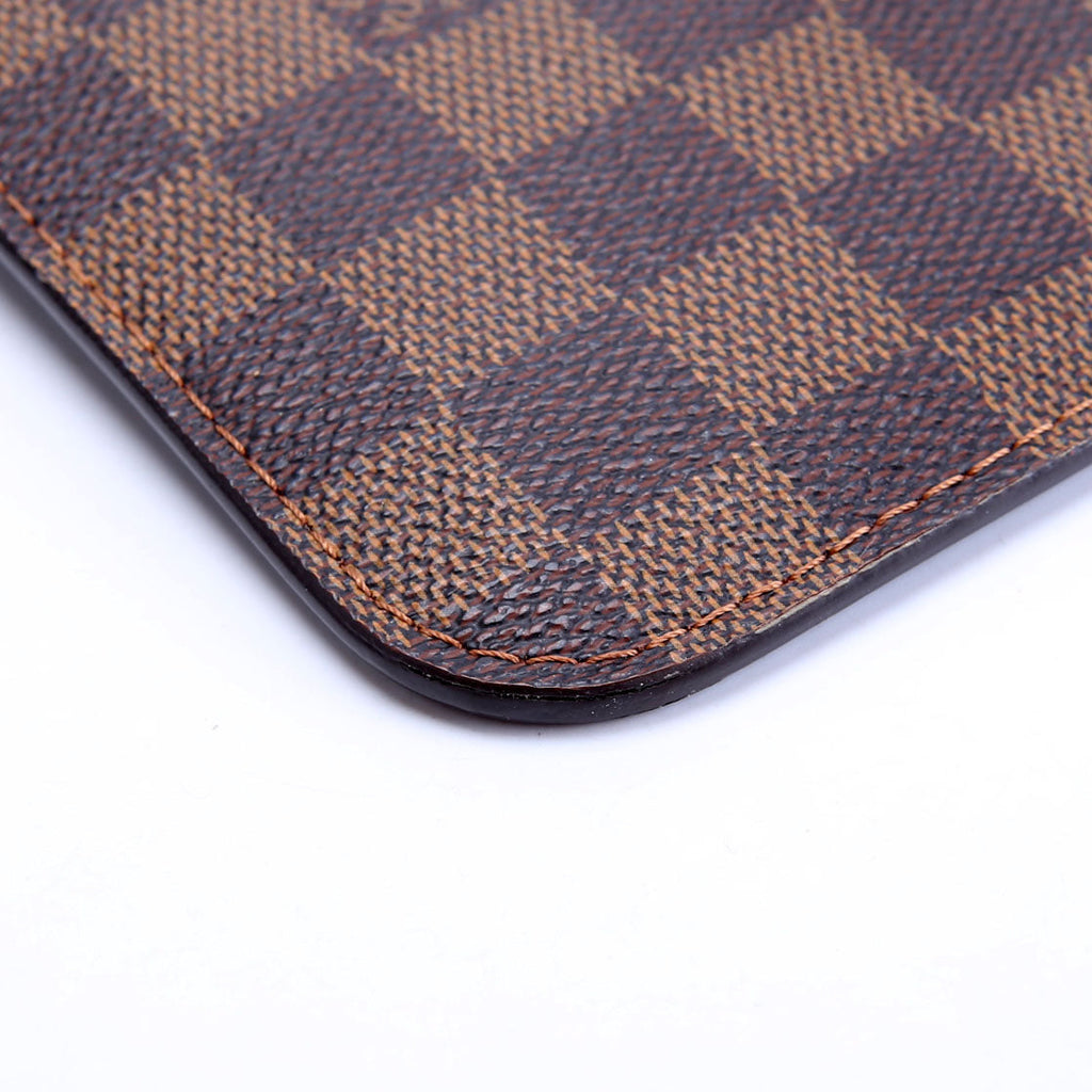 Louis Vuitton Pochette Only Damier Ebene Neverfull Pink