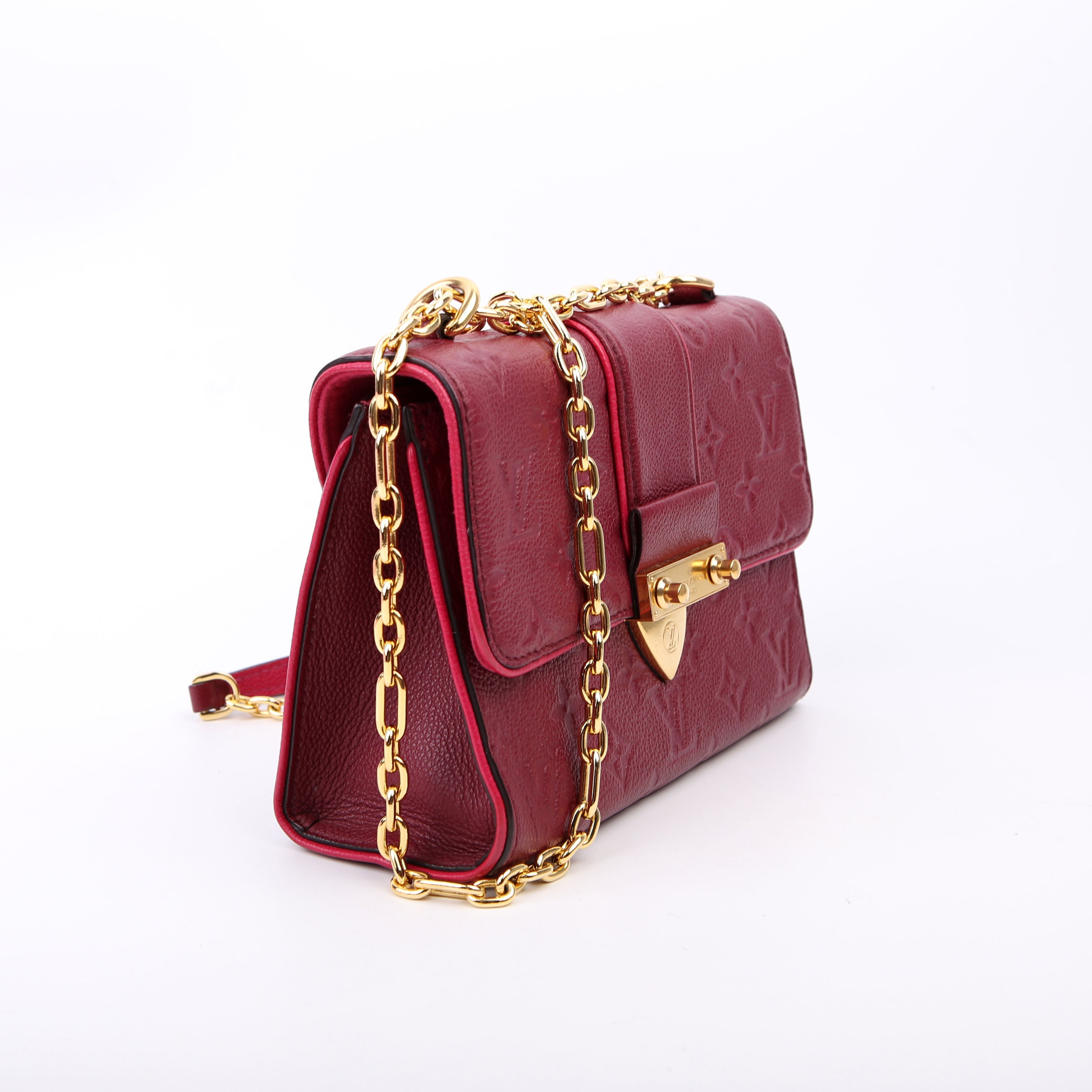Louis Vuitton Saint Sulpice PM Empreinte Burgundy/Pink